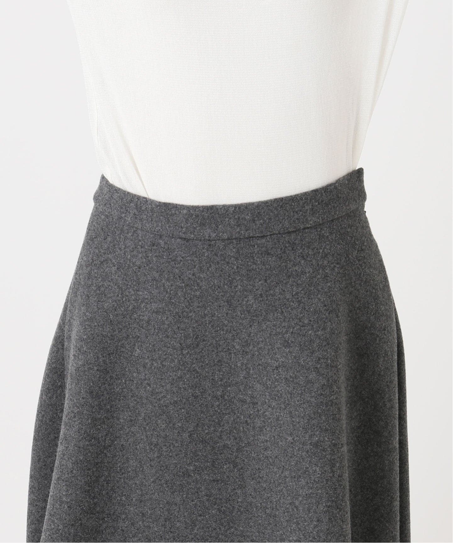 メルトンフレア スカート（ロング・マキシ丈スカート）｜Plage