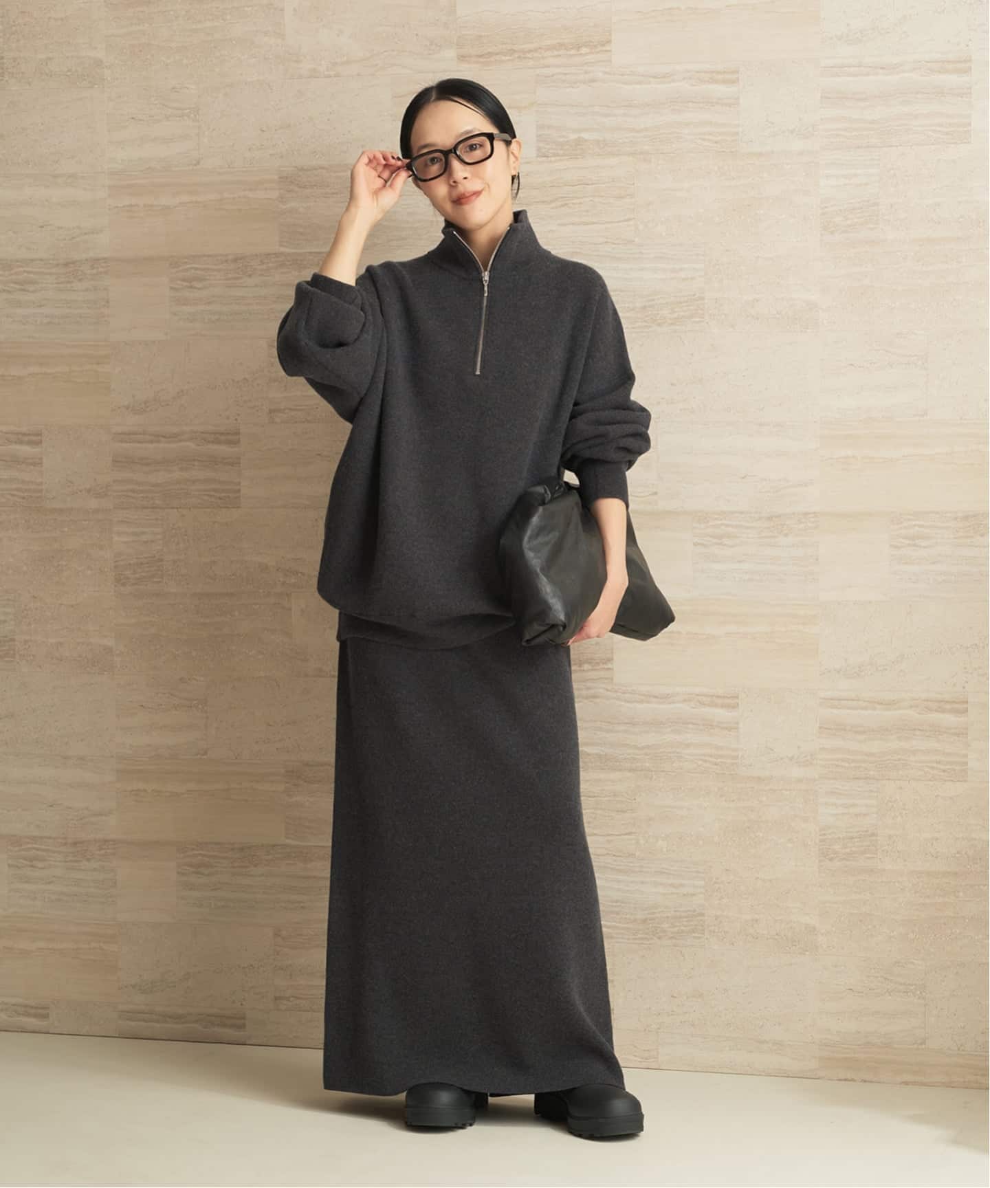 一部店舗・WEB限定》スムース ロングスカート（ロング・マキシ丈