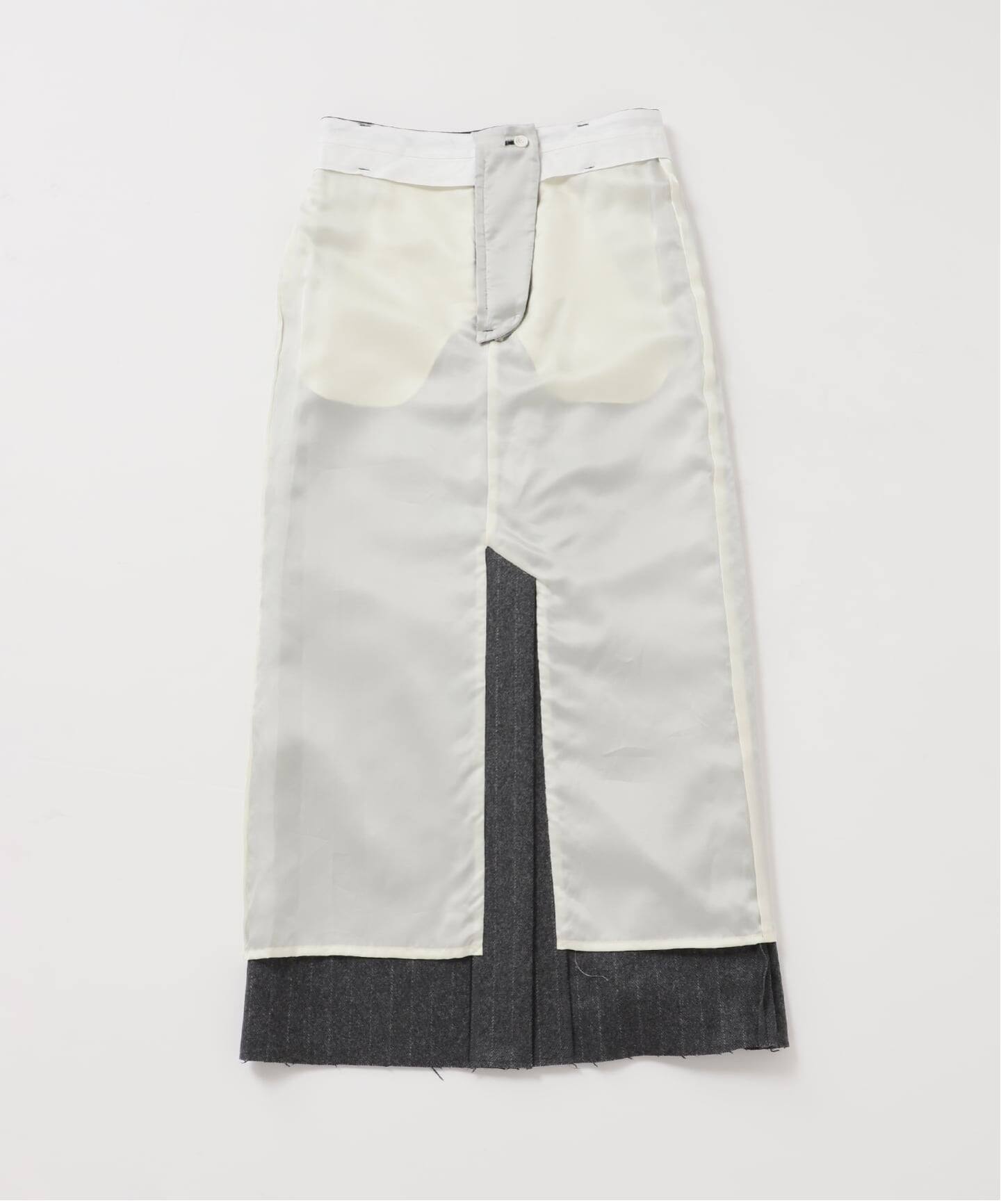 R'IAM メルトンストライプ スカート（ロング・マキシ丈スカート