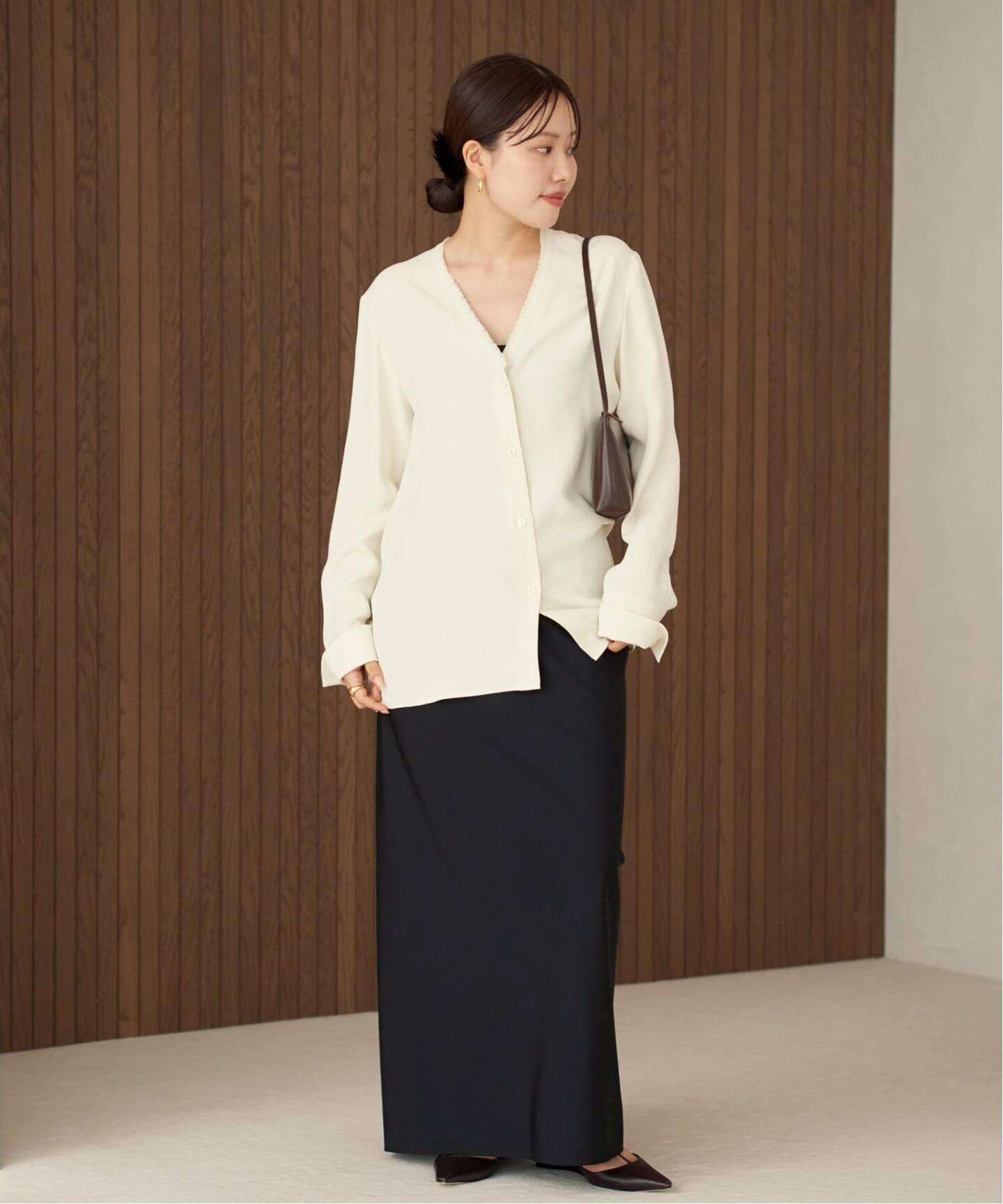 25年 極上美品 R'IAM PLAGE ダイバータイトスカート 定価1.9 追加予約》R'IAM ダイバータイトスカート（ロング・マキシ丈