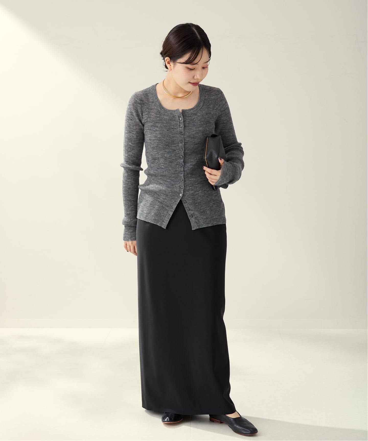 1228様完売R’IAM ダイバータイトスカートブラック36 追加予約》R'IAM ダイバータイトスカート（ロング・マキシ丈