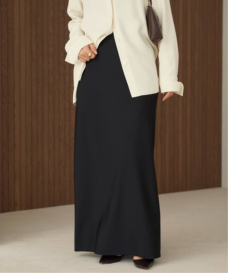 RIAM plage かぎ針タイトスカート ロングスカート 追加》R 