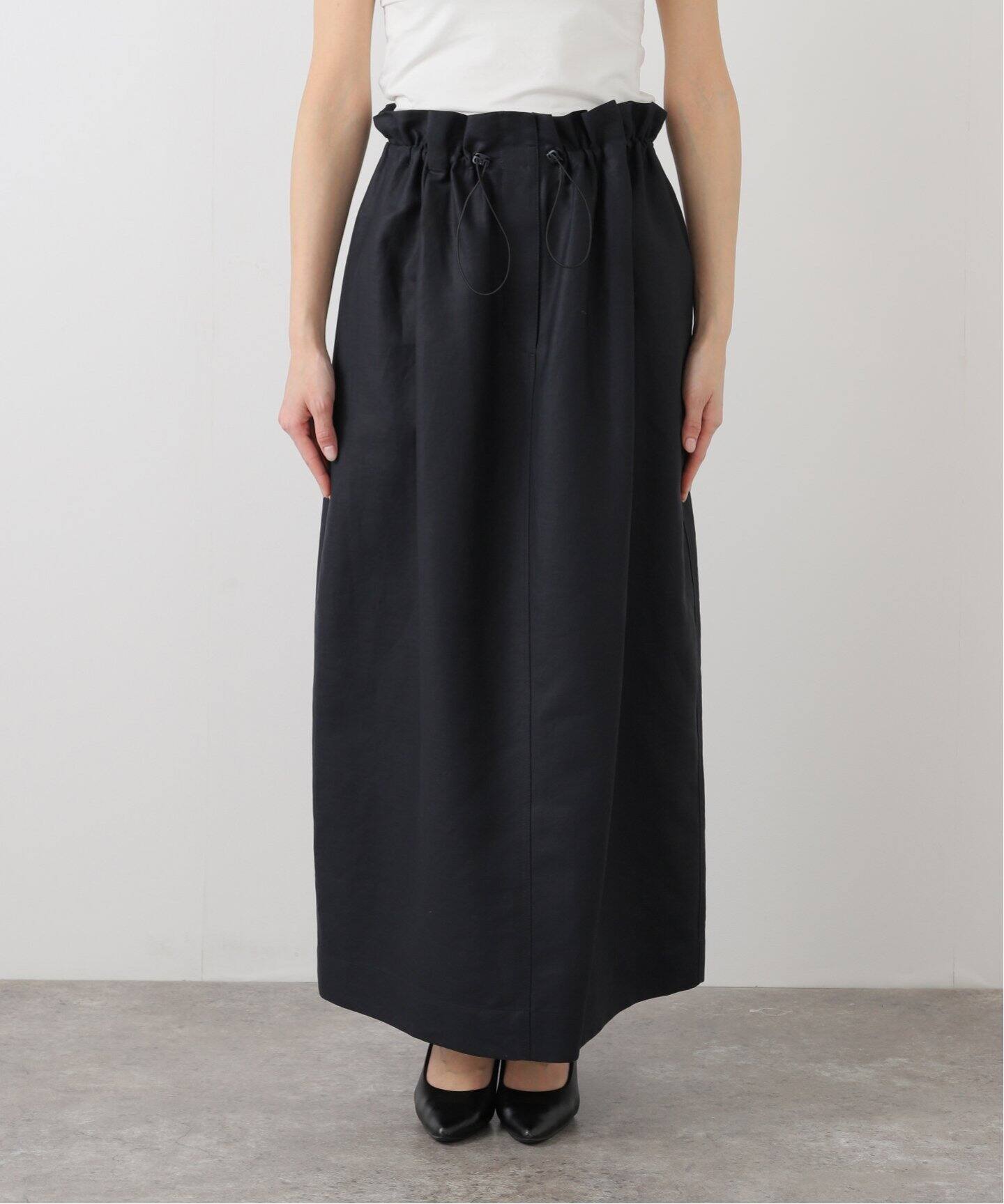Plage スカート　黒　38 taffeta maxi スカート（ロング・マキシ丈スカート）｜Plage