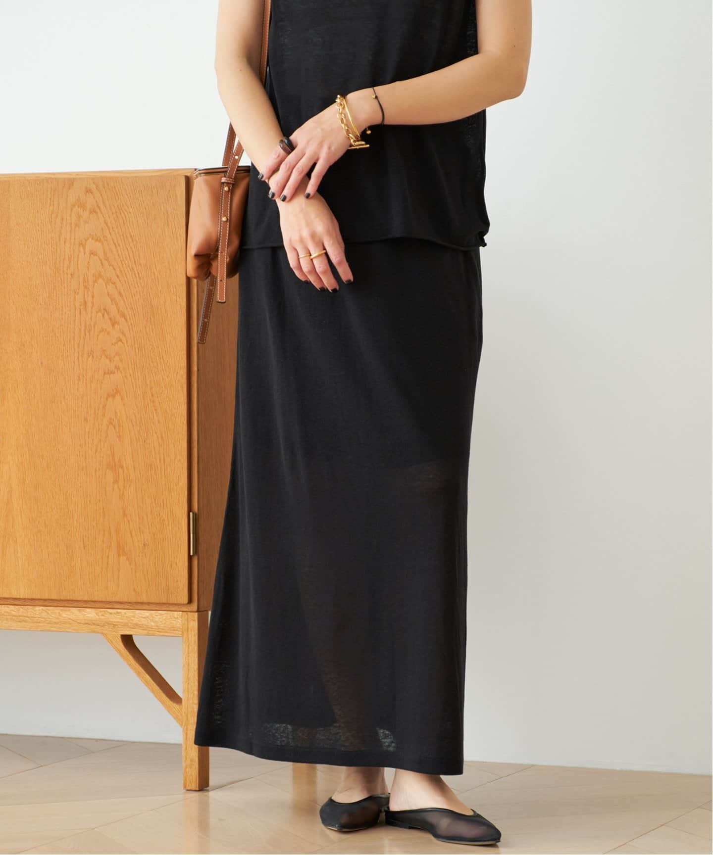 silk/linen long スカート（その他スカート）｜Plage（プラージュ）の