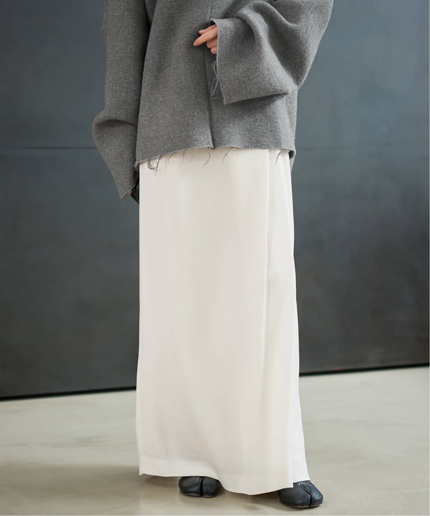 cupura satin wrap スカート（ロング・マキシ丈スカート）｜Plage