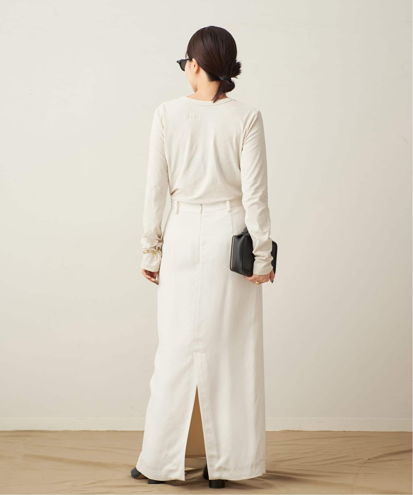 cupura satin wrap スカート（ロング・マキシ丈スカート）｜Plage