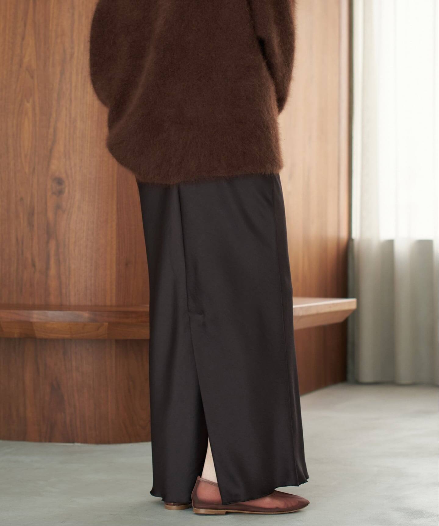 追加》vintage satin tight スカート（ロング・マキシ丈スカート