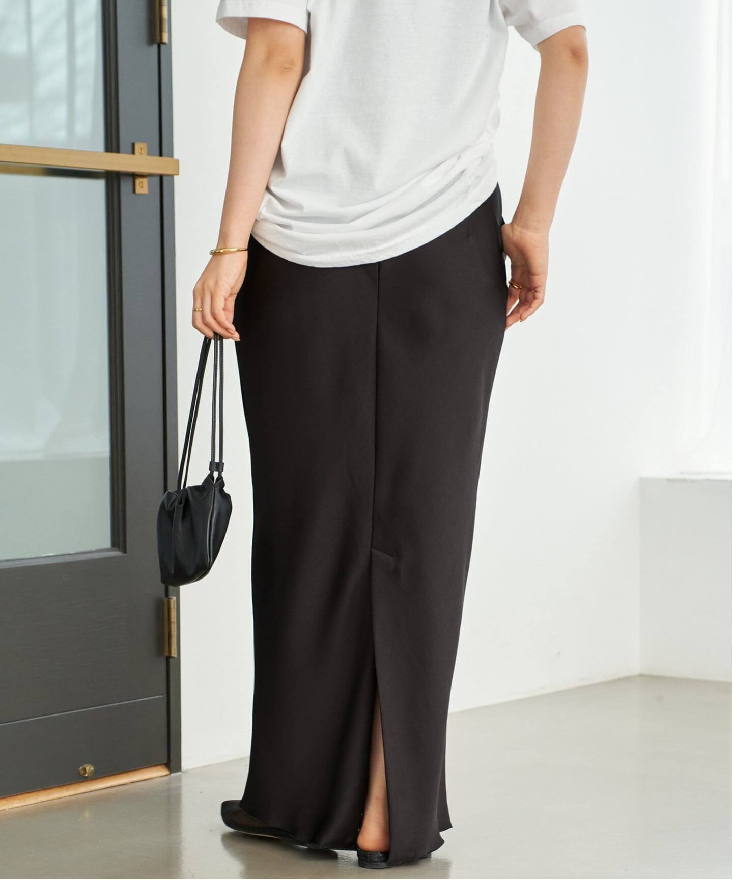 追加》vintage satin tight スカート（ロング・マキシ丈スカート