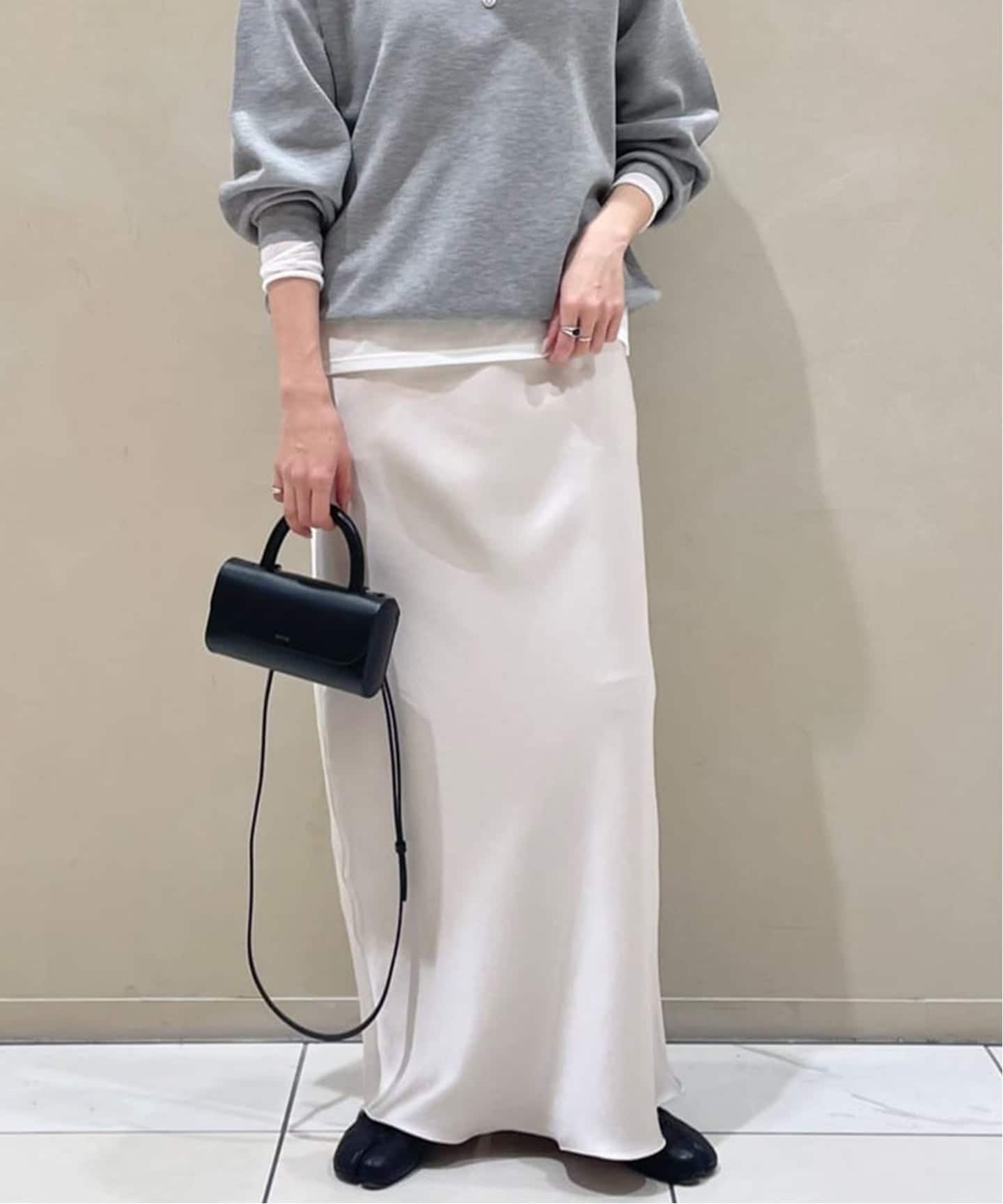 追加》vintage satin tight スカート（ロング・マキシ丈スカート