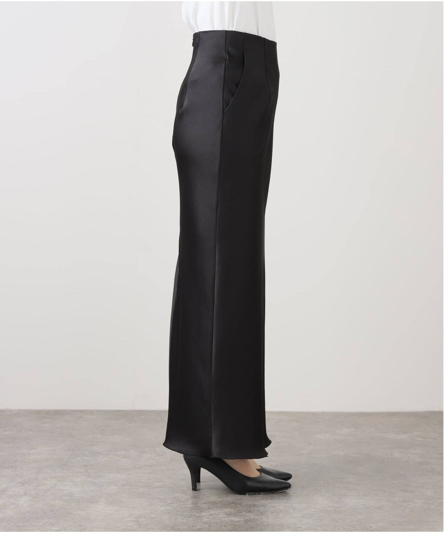 美品Plage vintage satin tight スカート黒　プラージュ プラージュ Plage 《追加》vintage satin tight スカート （ブラック