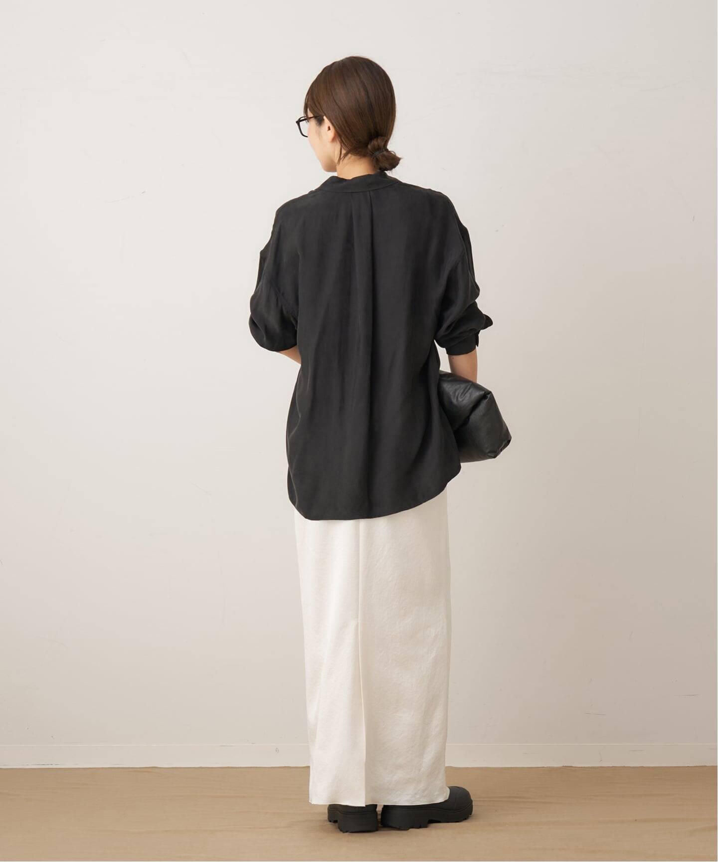 crush satin minimal スカート（ロング・マキシ丈スカート）｜Plage