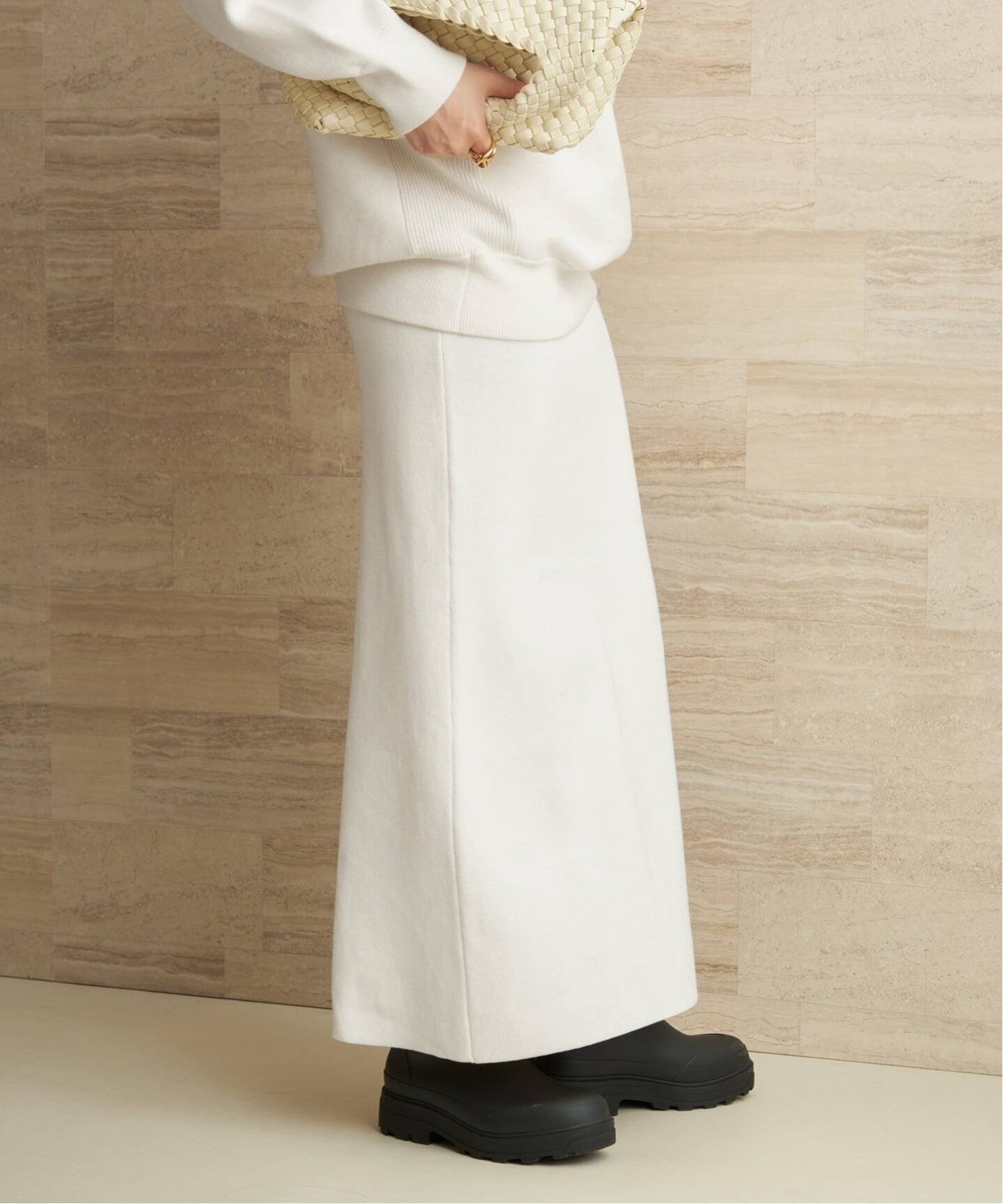 lesTendre white sweat スカート（ロング・マキシ丈スカート）｜Plage
