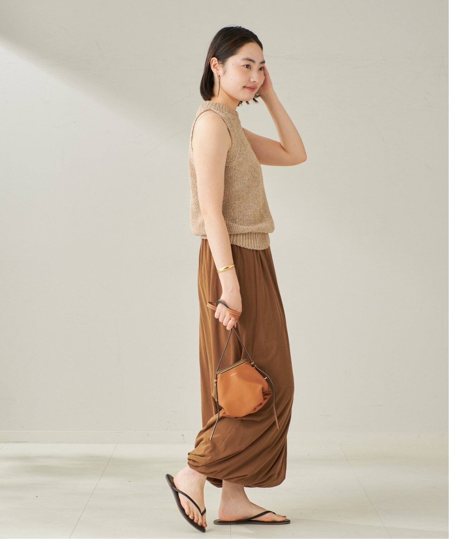 Plage 25SS JERSEY BALOON スカート キャメル M JERSEY BALOON スカート（その他スカート）｜Plage（プラージュ