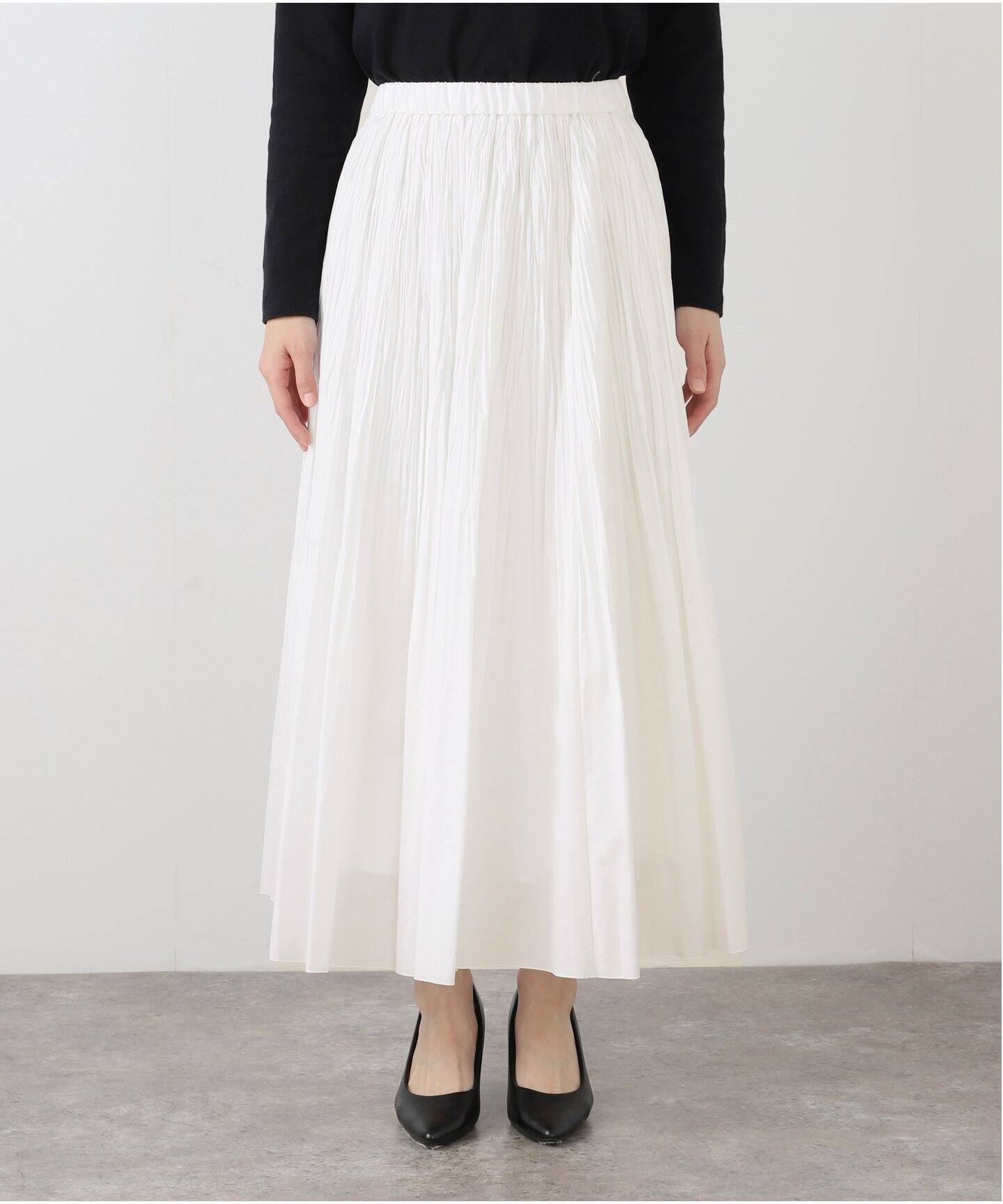 LAWN FLARED スカート（ロング・マキシ丈スカート）｜Plage  