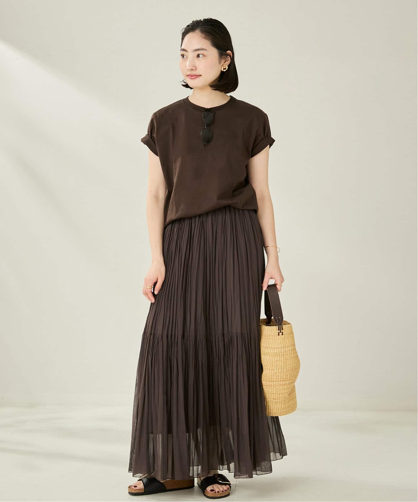 新品☆Plage Georgette Tiered スカート　プラージュ TIERED PLEATS スカート（ロング・マキシ丈スカート）｜Plage