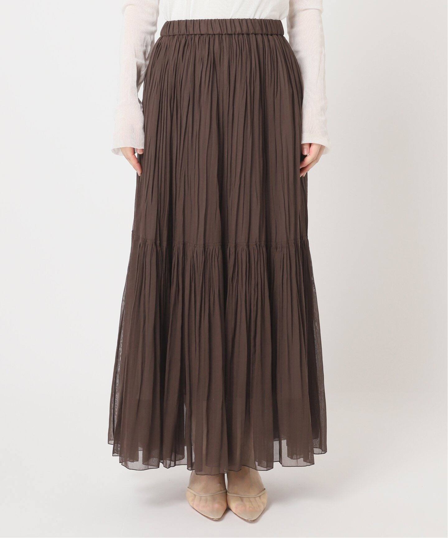 プラージュ　スカート　ティアード plage（プラージュ）の「《追加》ワッシャーティアードスカート2