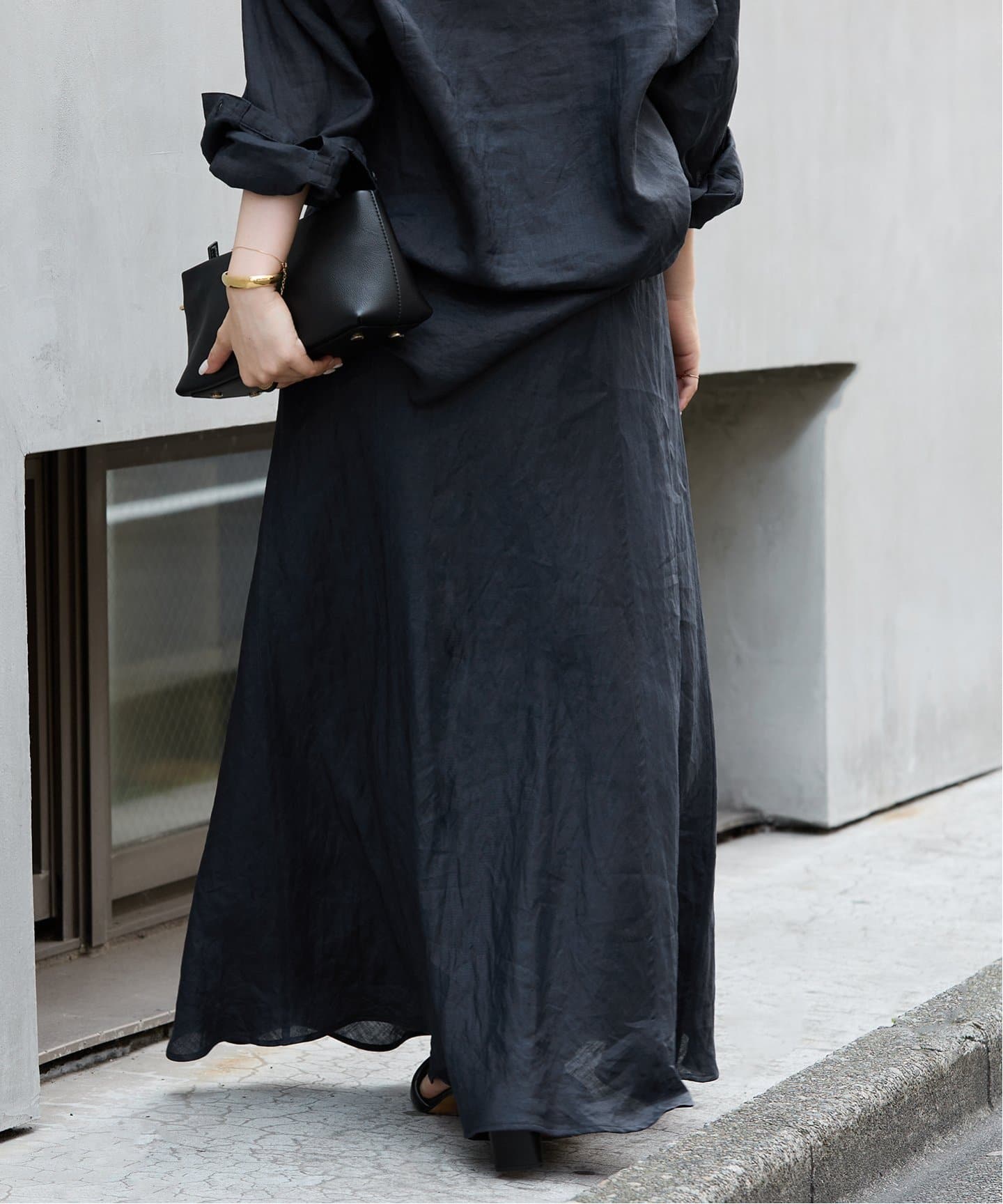 Plage Fibril Bias スカート plage（プラージュ） スカート 「追加」Washable Fibril ロング