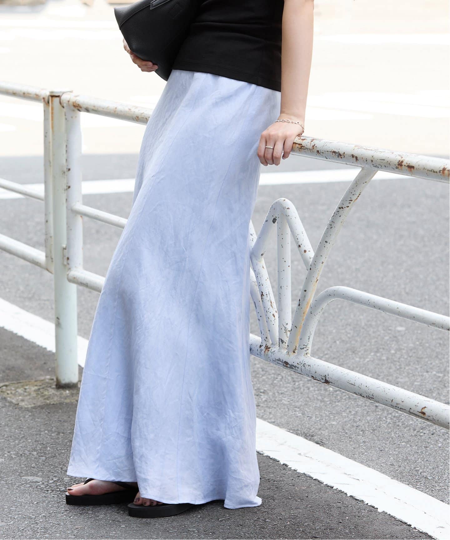 PURE RAMIE BIAS スカート PURE RAMIE BIAS スカート（ロング・マキシ丈スカート）｜Plage