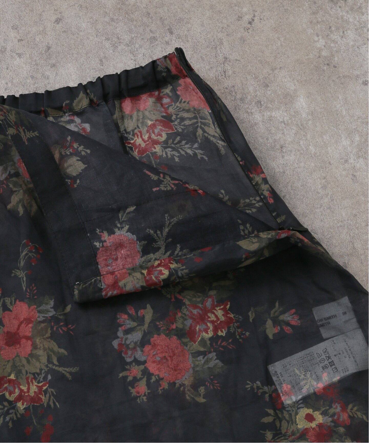シ*ズ様 JANE SMITH FLOWER PRINT ORGANDY スカー JANE SMITH/ジェーンスミス FLOWER PRINT ORGANDY スカート