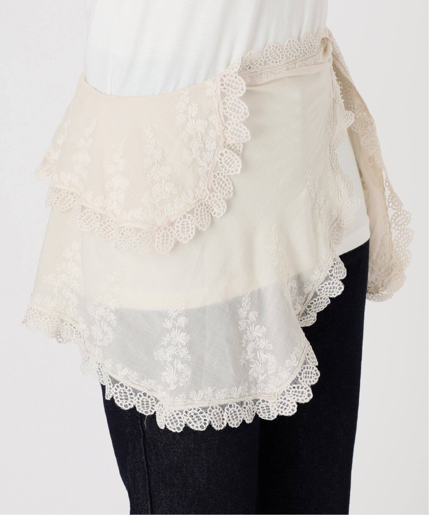 WEB限定》SLOBE citron. BROIDER APRON（その他スカート