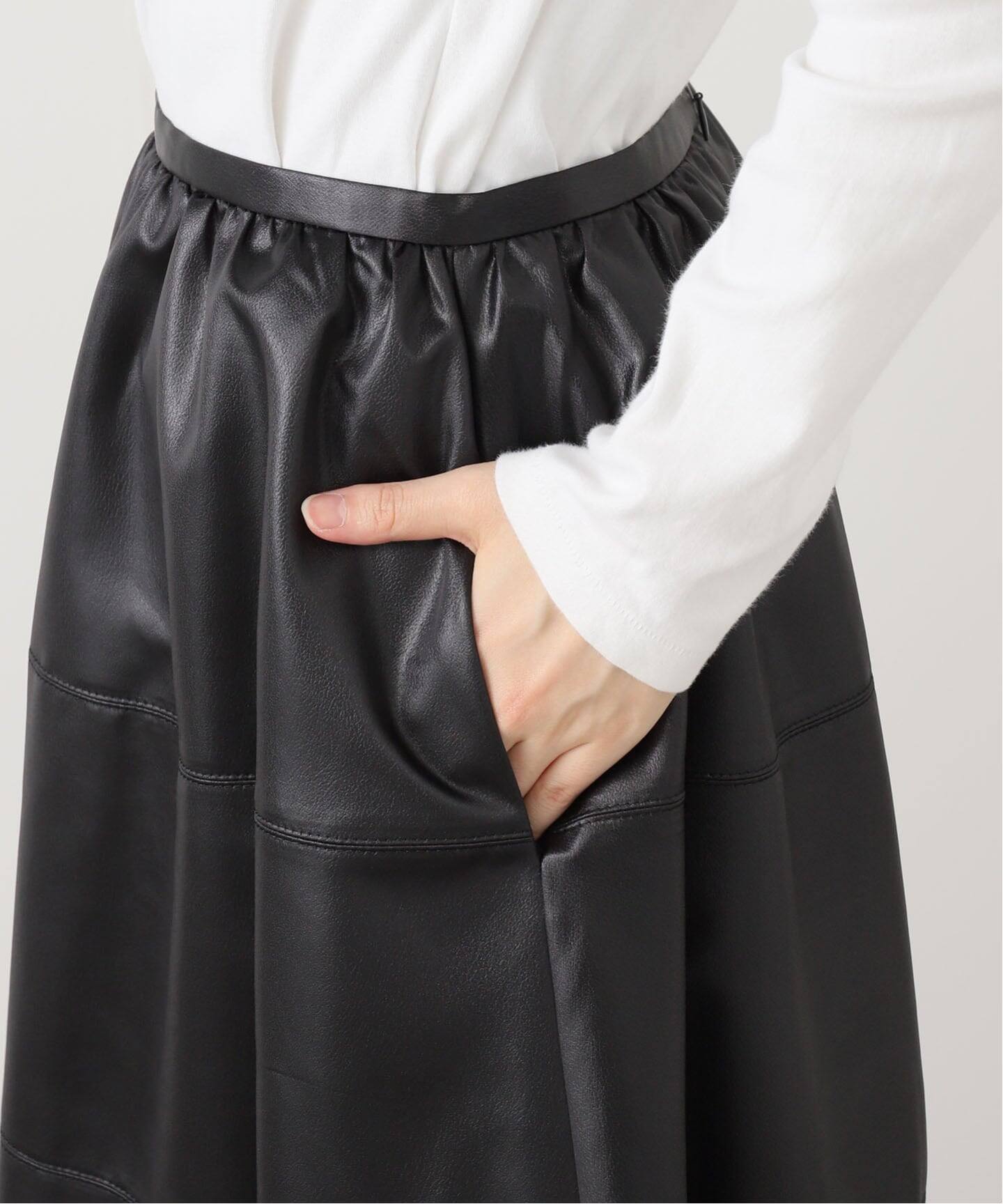 leatherライクスカート（その他スカート）｜VERMEIL par iena