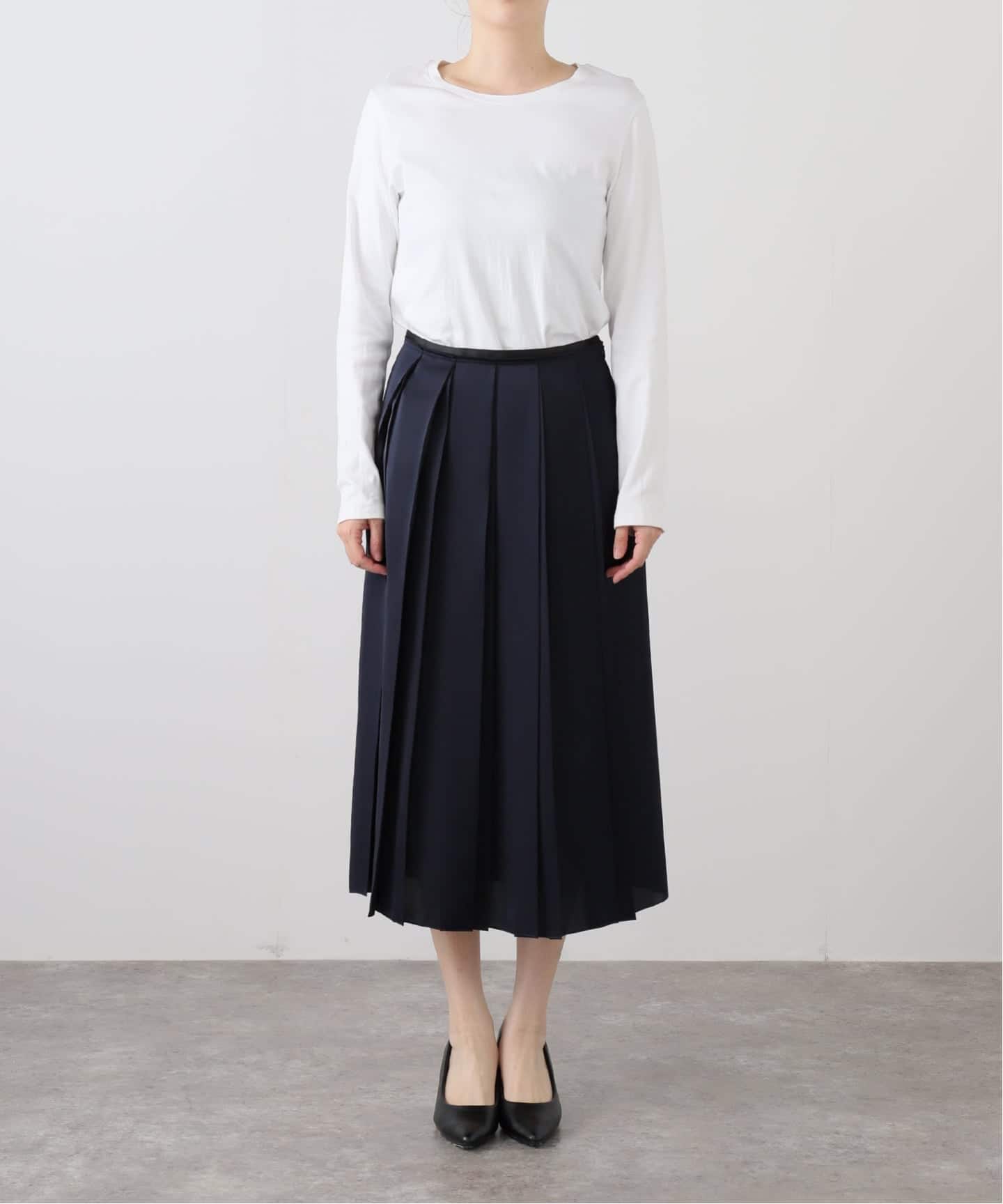 サテンプリーツスカート（その他スカート）｜VERMEIL par iena