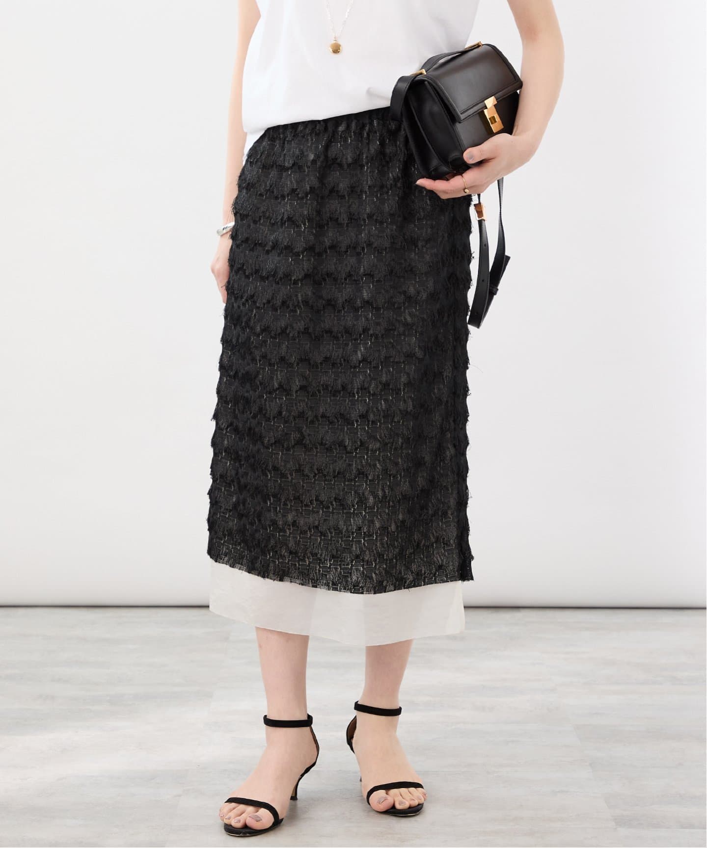 極美品♡ VERMEIL par iena チュールスカート　ブラック　36 極美品♡ VERMEIL par iena チュールスカート ブラック 36