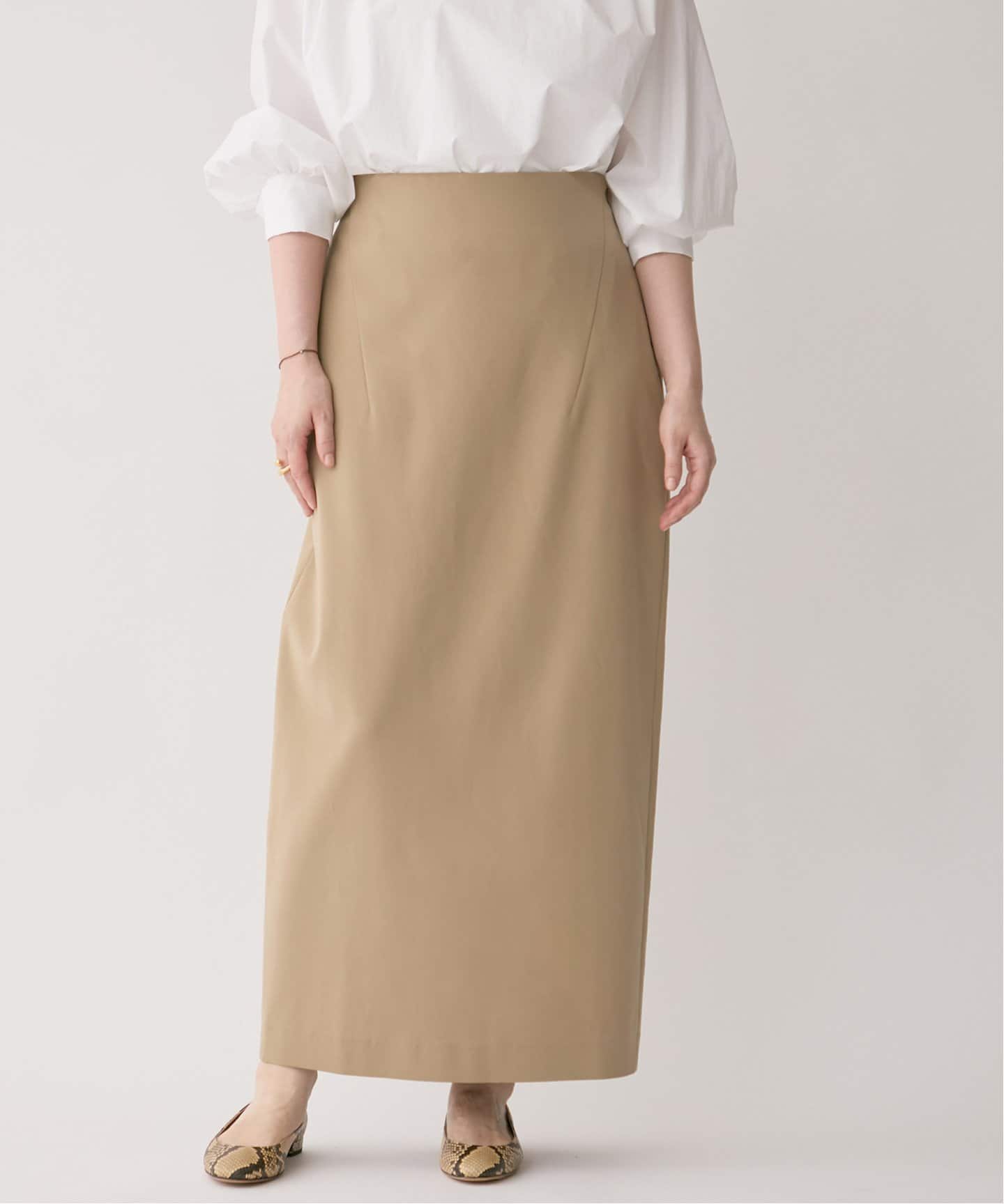 vermeil par iena カーキドットロングスカート　イエナ ブランド 品 通販ファッション - vermeil par iena カーキドット