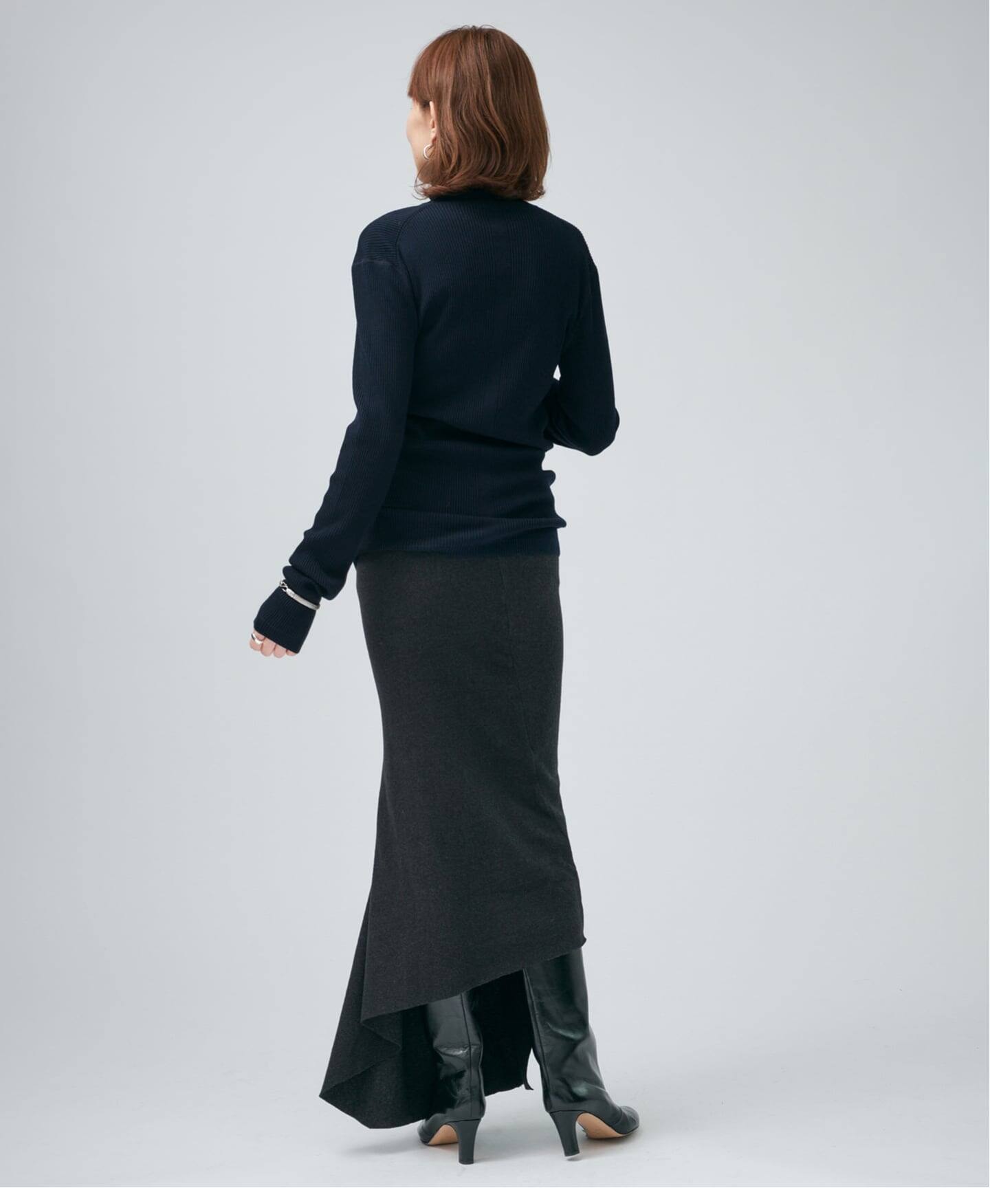 フランス製 MARC LE BIHAN 再構築 リメイク 変形 スカート 40 フランス製 MARC LE BIHAN 再構築 リメイク 変形 スカート 40