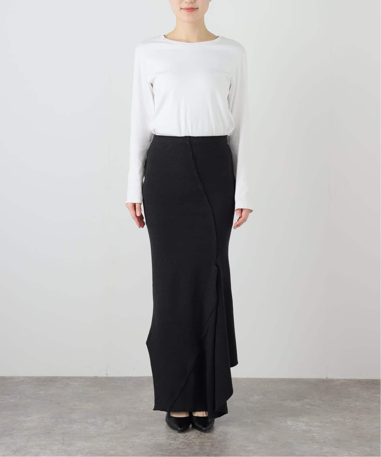 美品 MARC LE BIHAN ウールジャケットサイズ0 MARC LE BIHAN マークルビアン スカート 2752（ロング・マキシ丈