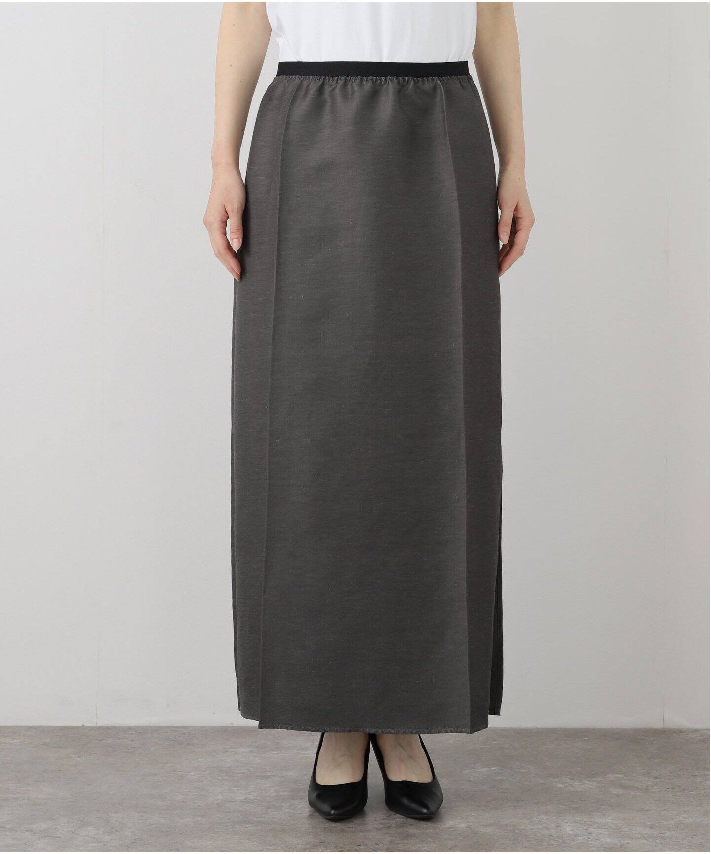 ATON エイトン A-LINE SKIRT SKAGGM0209（ロング・マキシ丈スカート  
