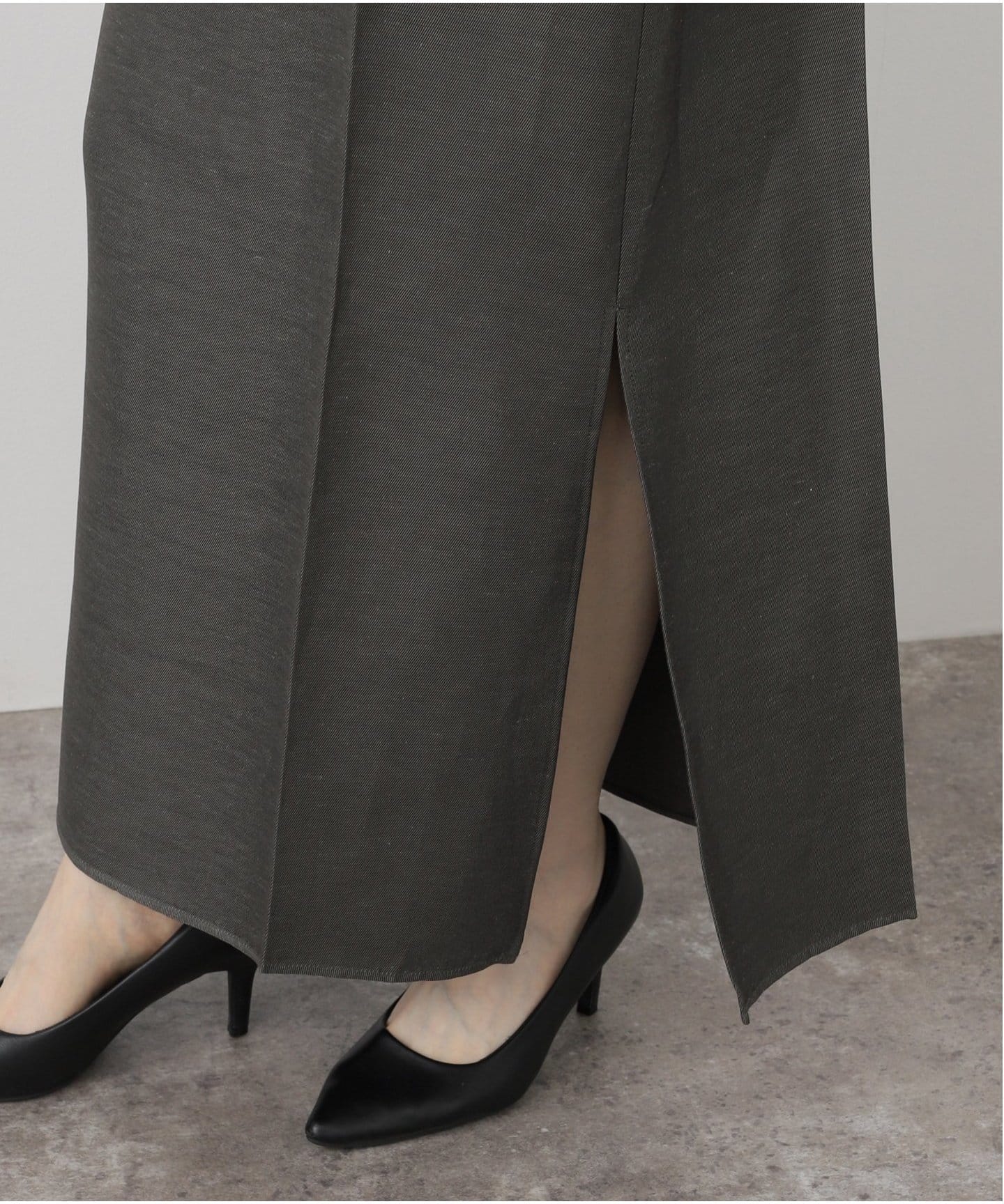 ATON エイトン A-LINE SKIRT SKAGGM0209（ロング・マキシ丈