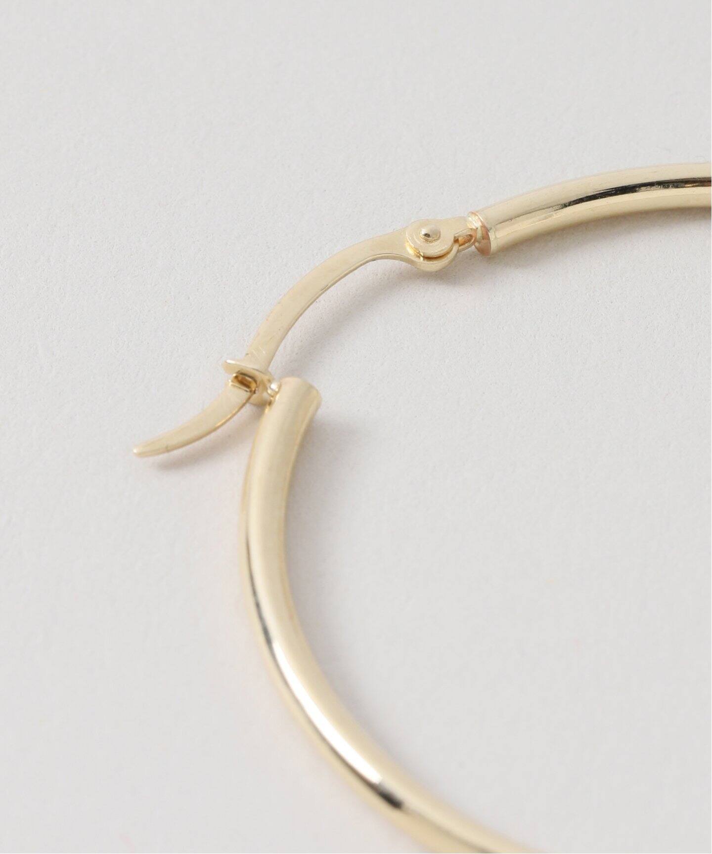 WEB限定》14K HOOP ピアス(両耳用) L（ピアス（両耳用））｜Plage 