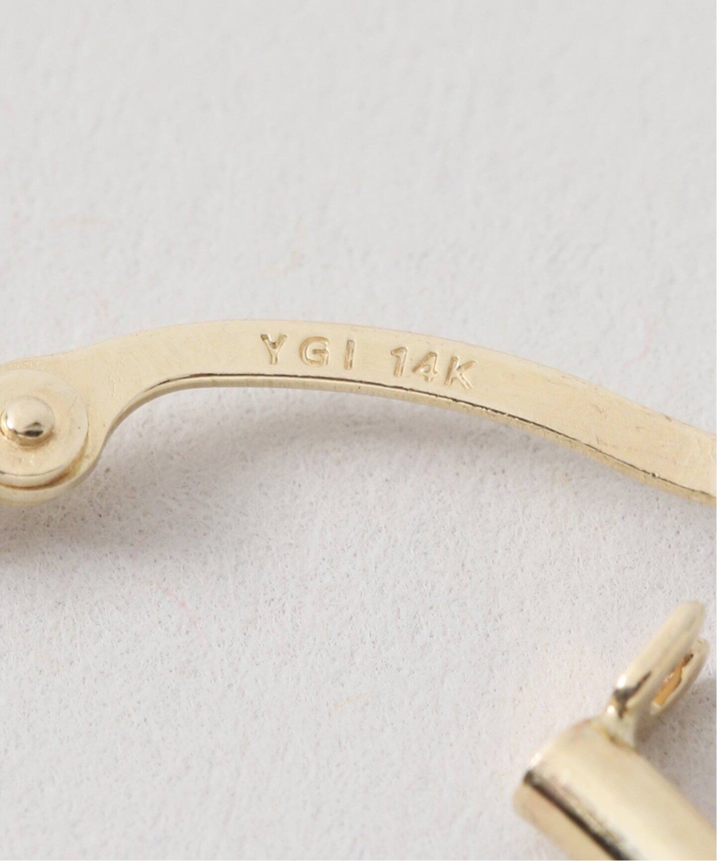 WEB限定》14K HOOP ピアス(両耳用) L（ピアス（両耳用））｜Plage 