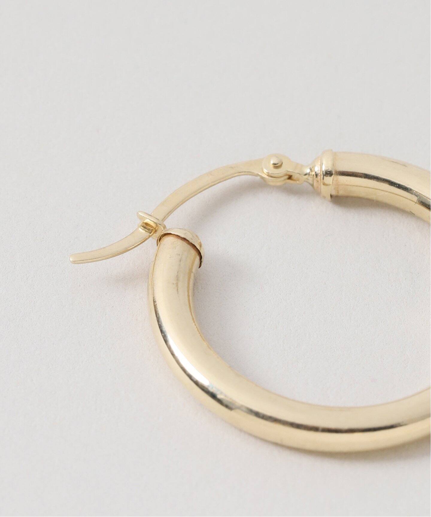 WEB限定》14K HOOP ピアス(両耳用) M（ピアス（両耳用））｜Plage  