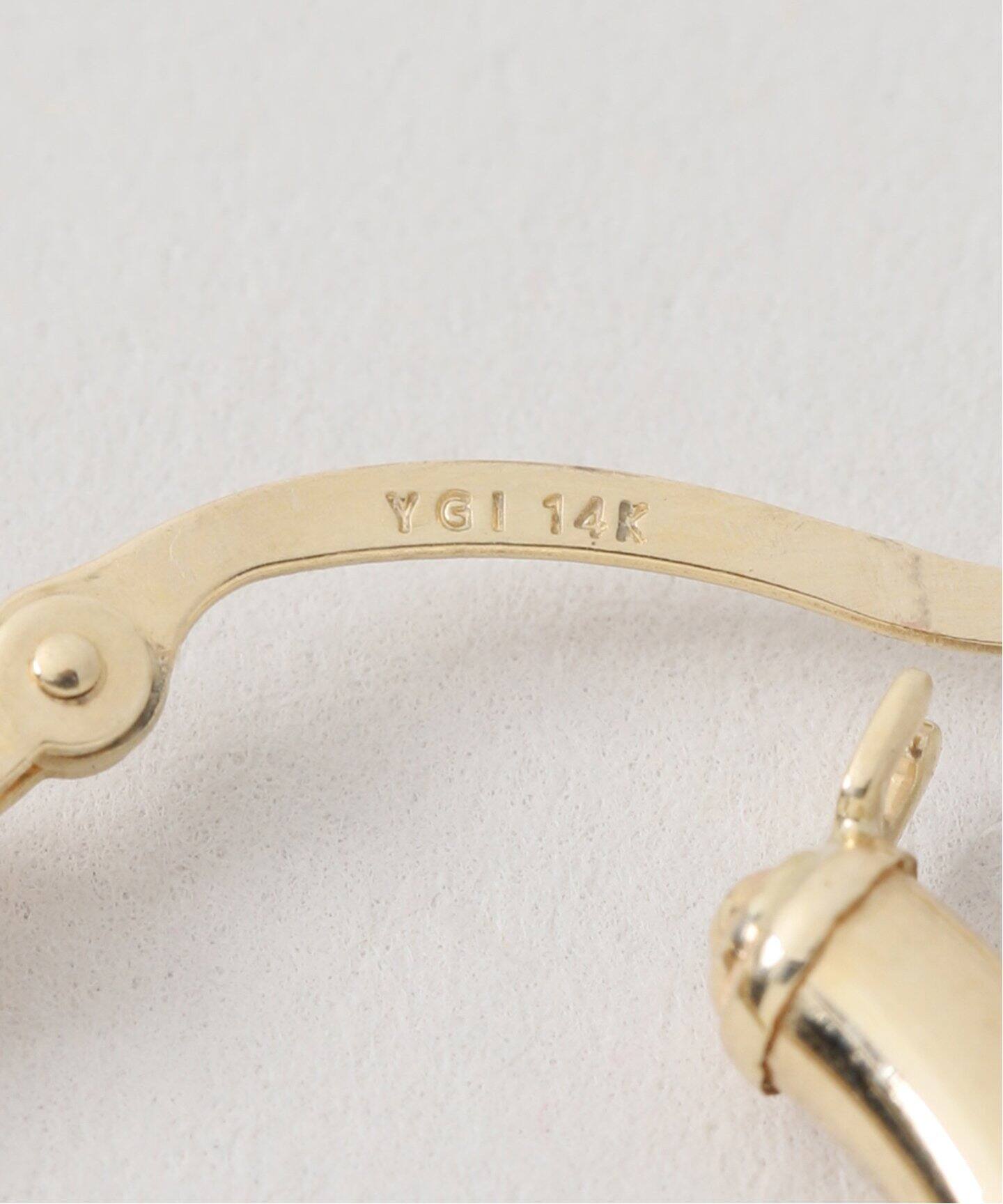 WEB限定》14K HOOP ピアス(両耳用) M（ピアス（両耳用））｜Plage  