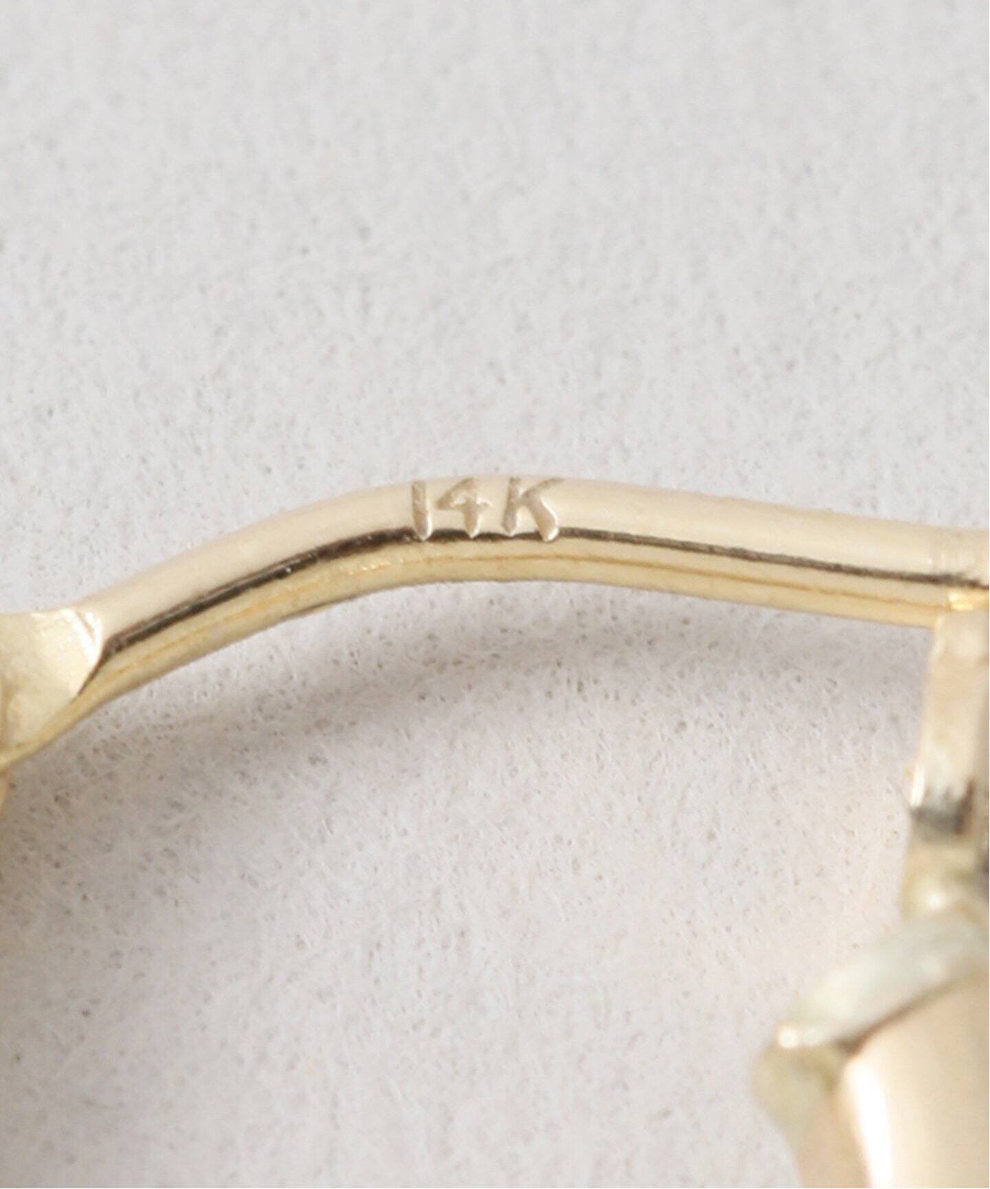 WEB限定追加》14K HOOP ピアス(両耳用) XS（ピアス（両耳用））｜Plage 