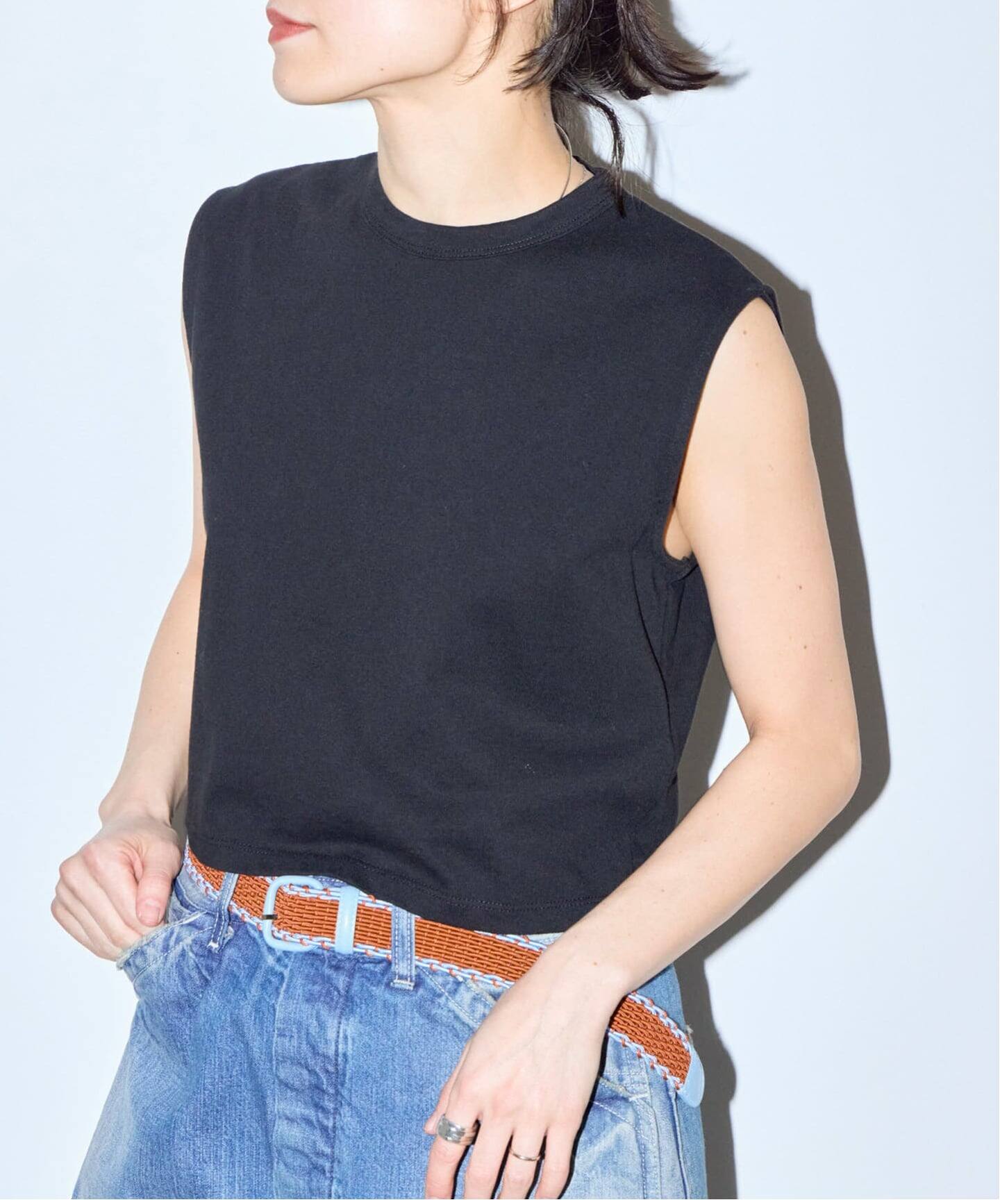 THE MOOD] ノースリーブショートTEE（Tシャツ／カットソー）｜CITYSHOP 