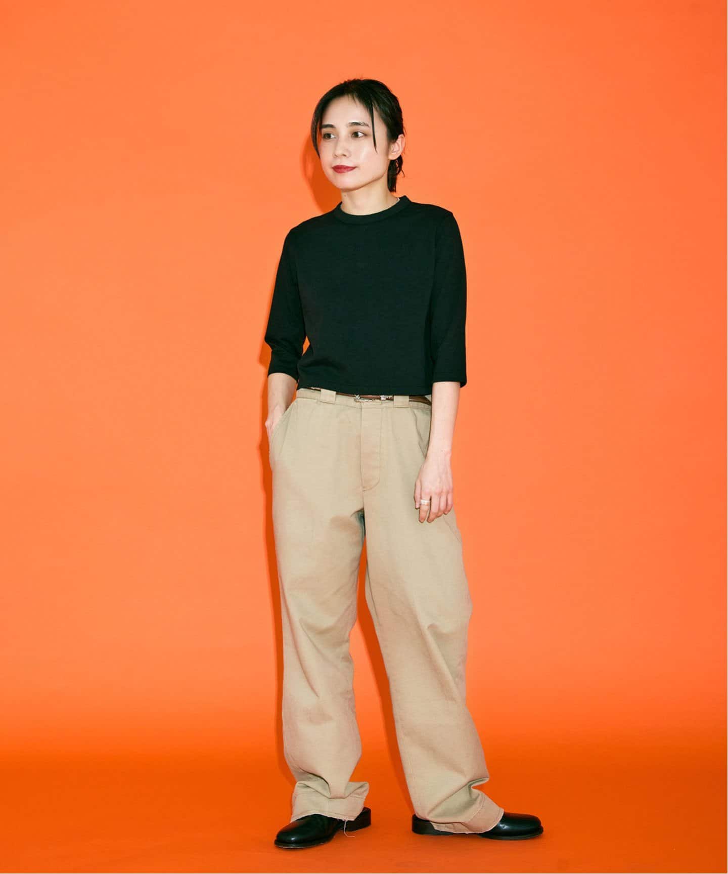 【新品タグ付】CITYSHOP THE MOOD  ショートTシャツ　ホワイト THE MOOD] ショート TEE（Tシャツ／カットソー）｜CITYSHOP