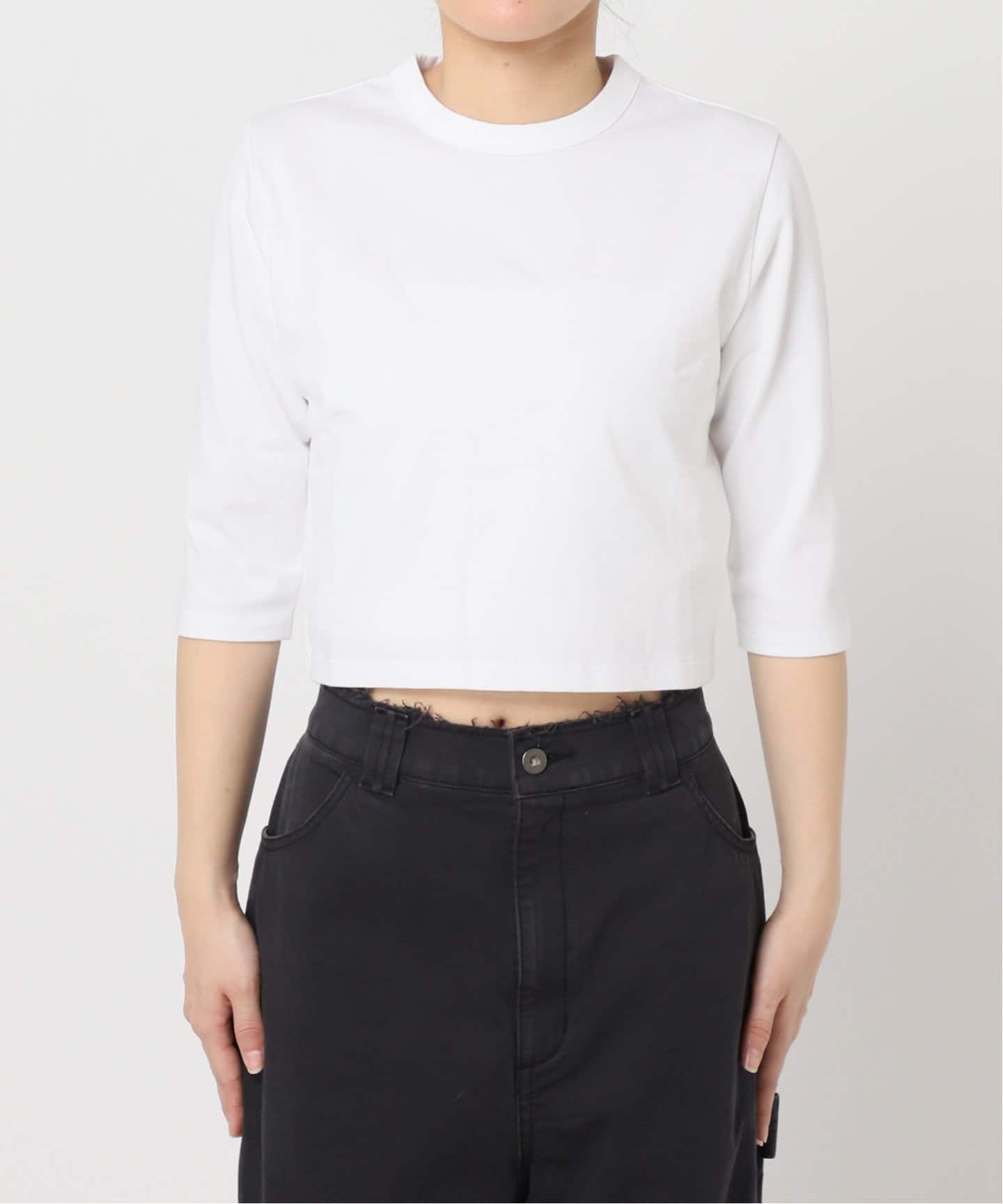 【新品タグ付】CITYSHOP THE MOOD  ショートTシャツ　ホワイト THE MOOD] ショート TEE（Tシャツ／カットソー）｜CITYSHOP