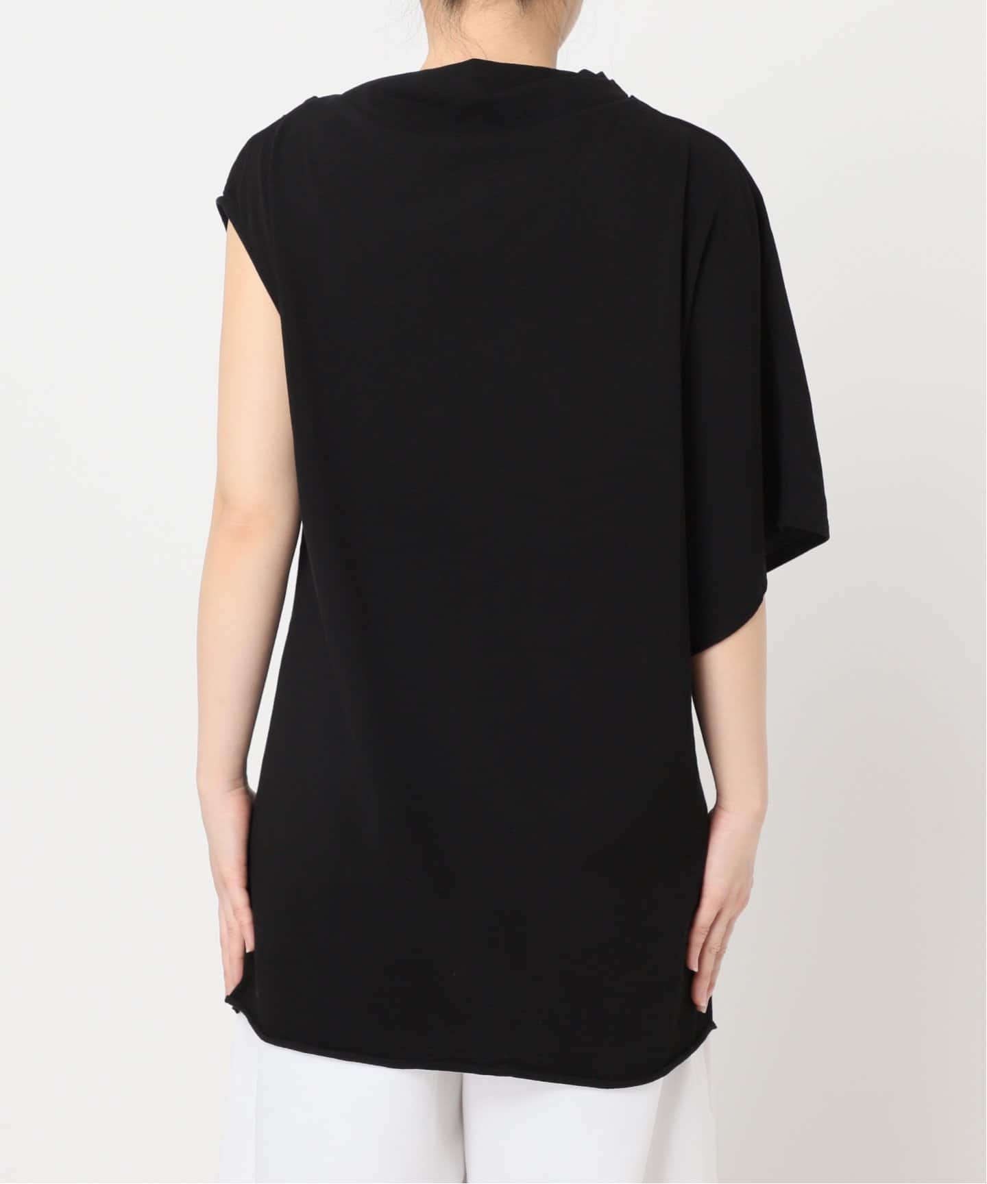 ASYMMETRY CUT TOP：カットソー（Tシャツ／カットソー
