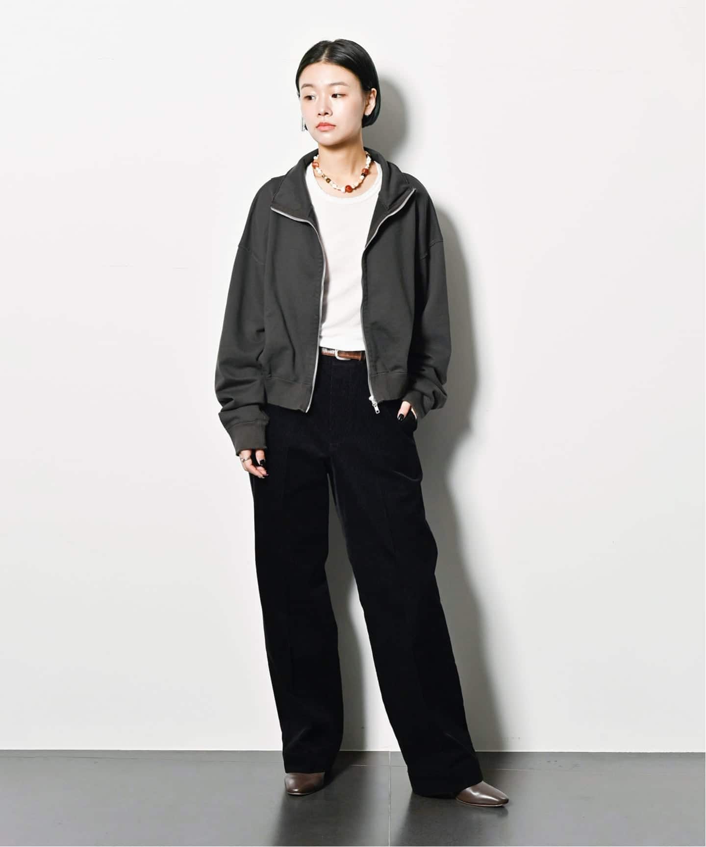 予約》HIGH NECK SWEAT TOP：スウェット（Tシャツ／カットソー