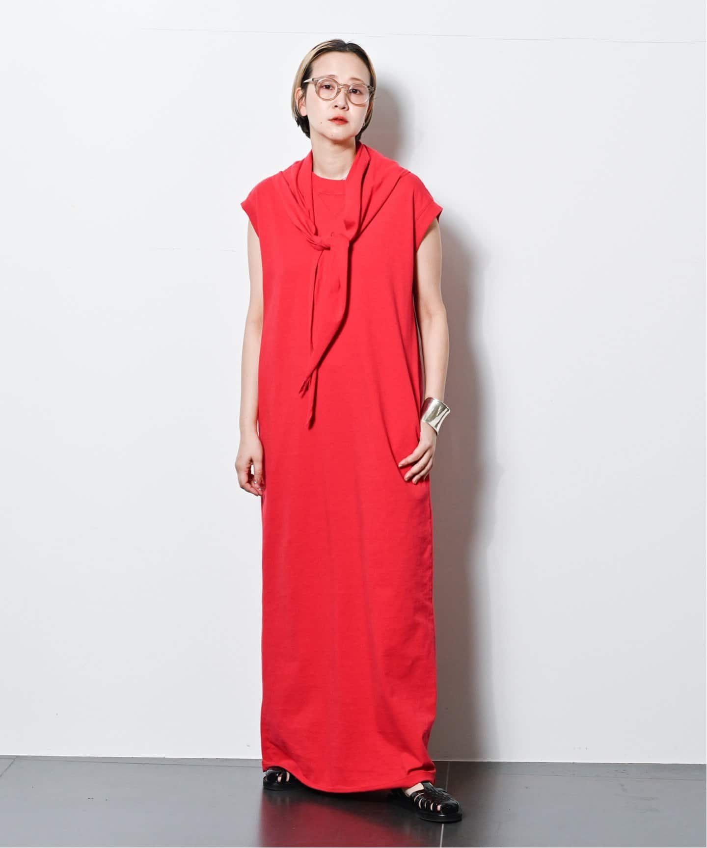 CITYSHOP　CUT DRESS with SCARF：ワンピース　38 CUT DRESS with SCARF：ワンピース（ワンピース）｜CITYSHOP