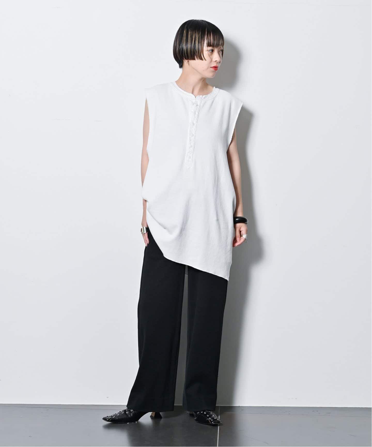 tシャツ HENRY NECK THERMAL TOP：カットソー レディース HENRY NECK THERMAL TOP：カットソー（Tシャツ／カットソー