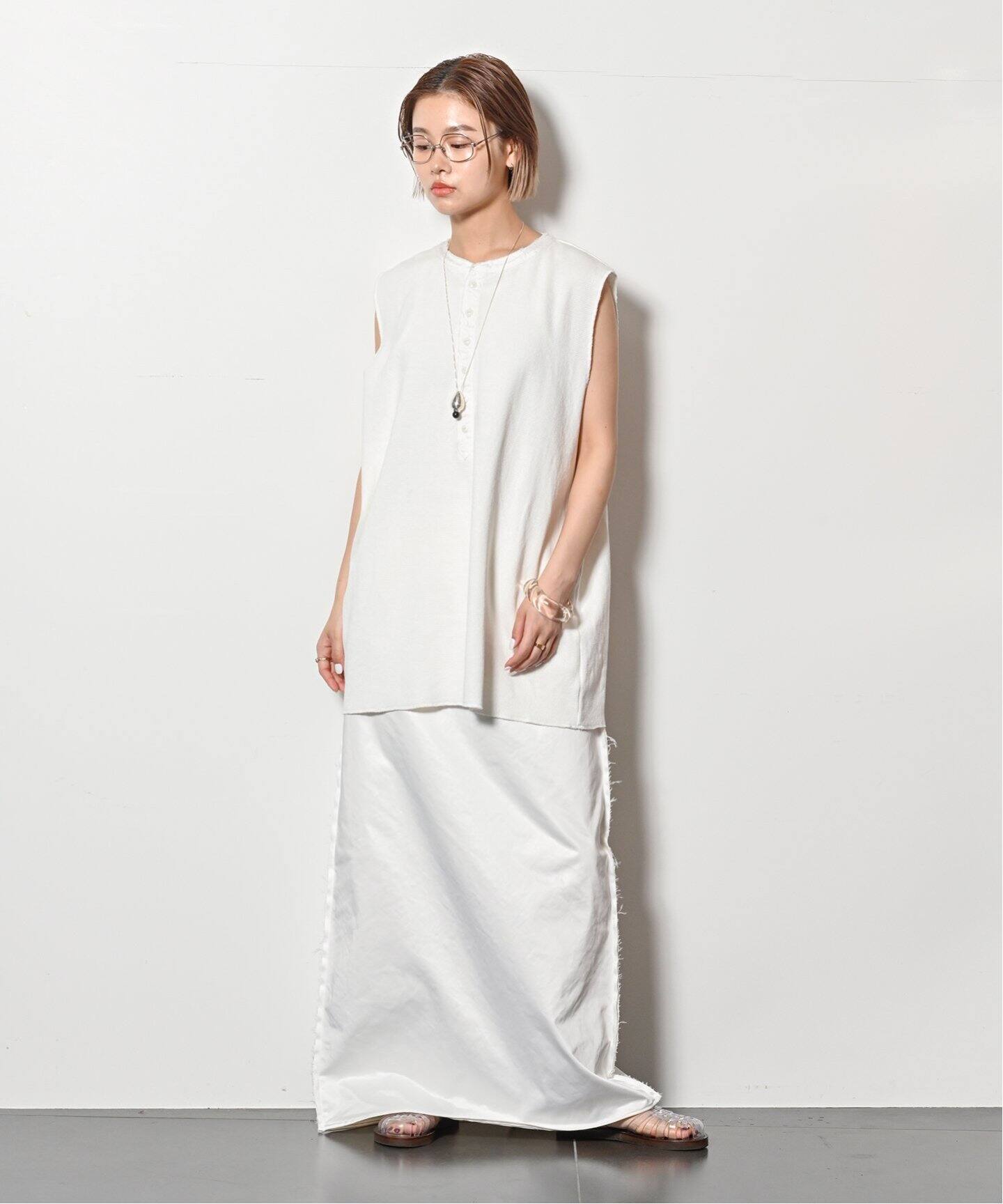 HENRY NECK THERMAL TOP：カットソー（Tシャツ／カットソー