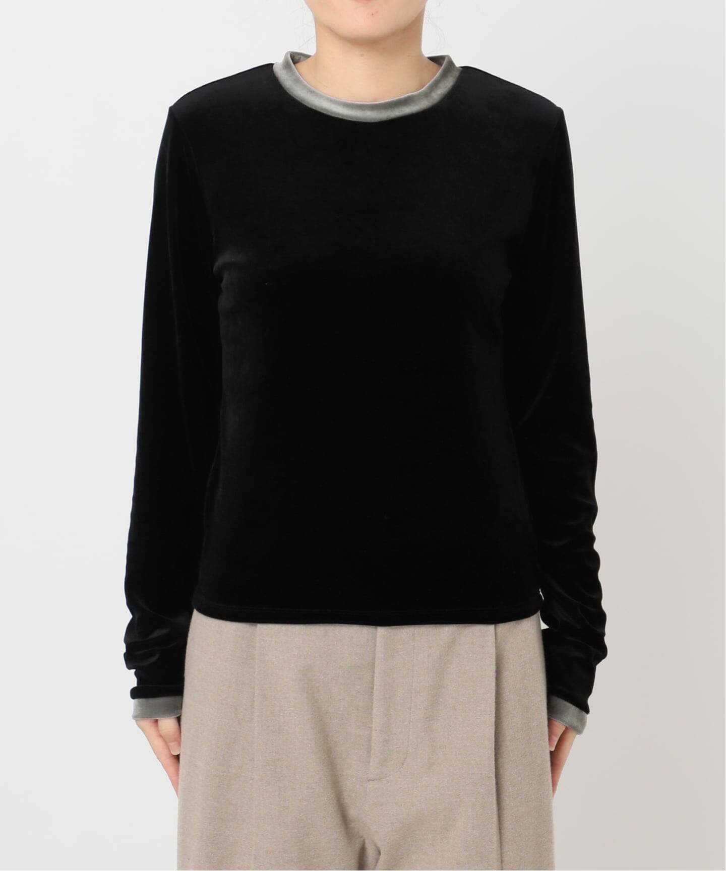 VELVET RINGER LONG SLEEVE：カットソー（Tシャツ／カットソー
