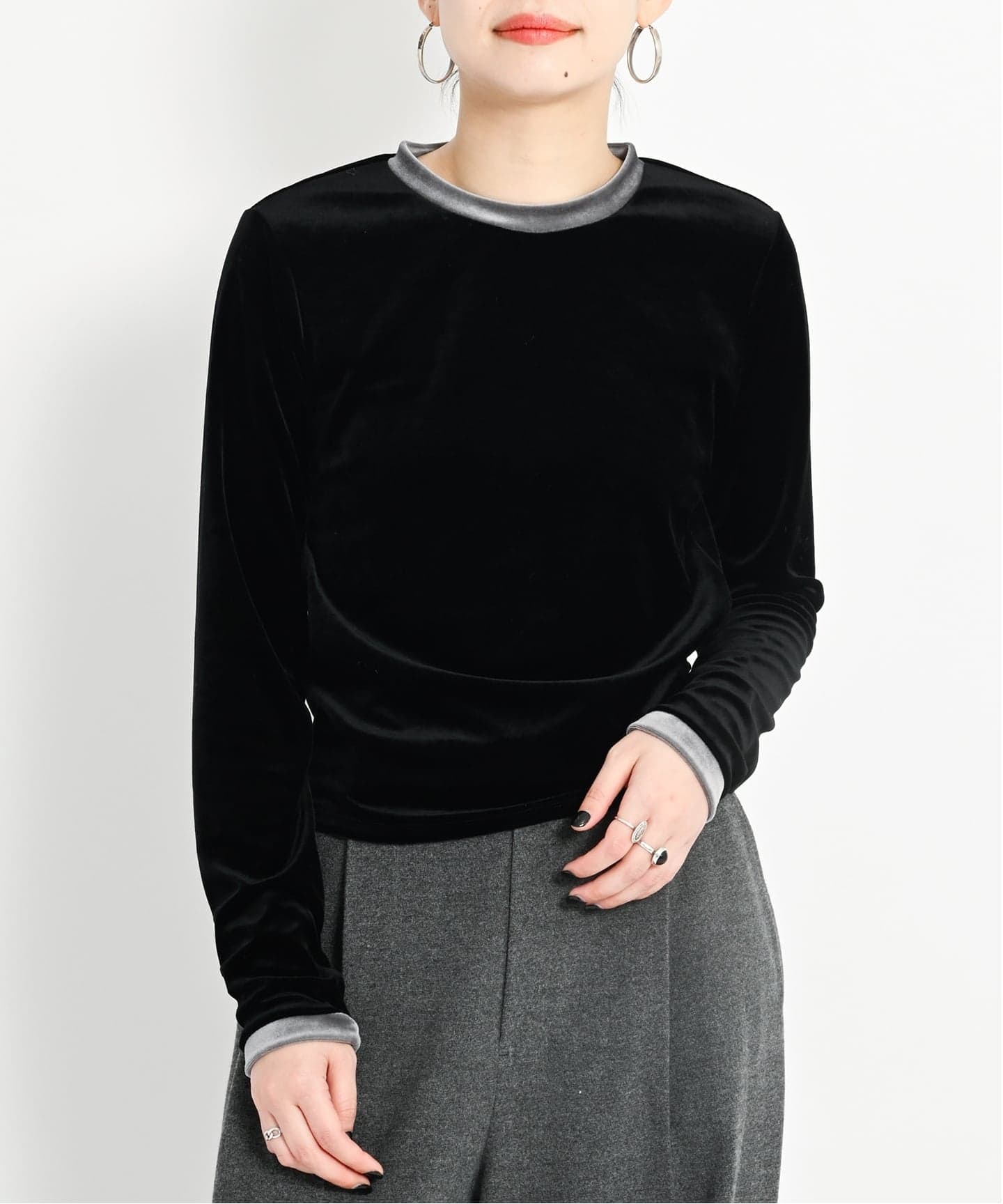 《予約》VELVET RINGER LONG SLEEVE:カットソー