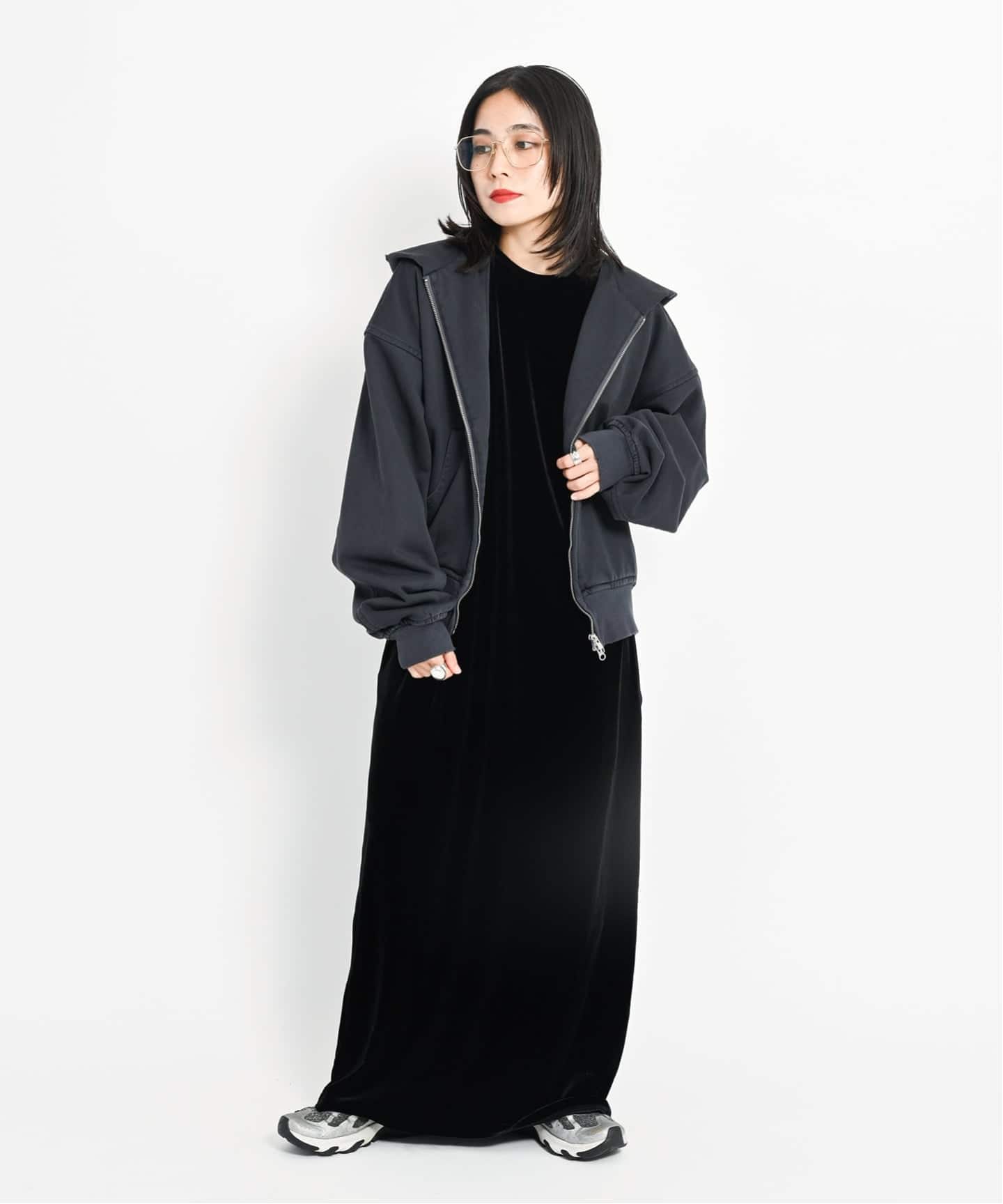 ベイクルーズ購入シティショップパーカー 予約》V/O ZIP-UP HOODIE：パーカー（スウェット）｜CITYSHOP