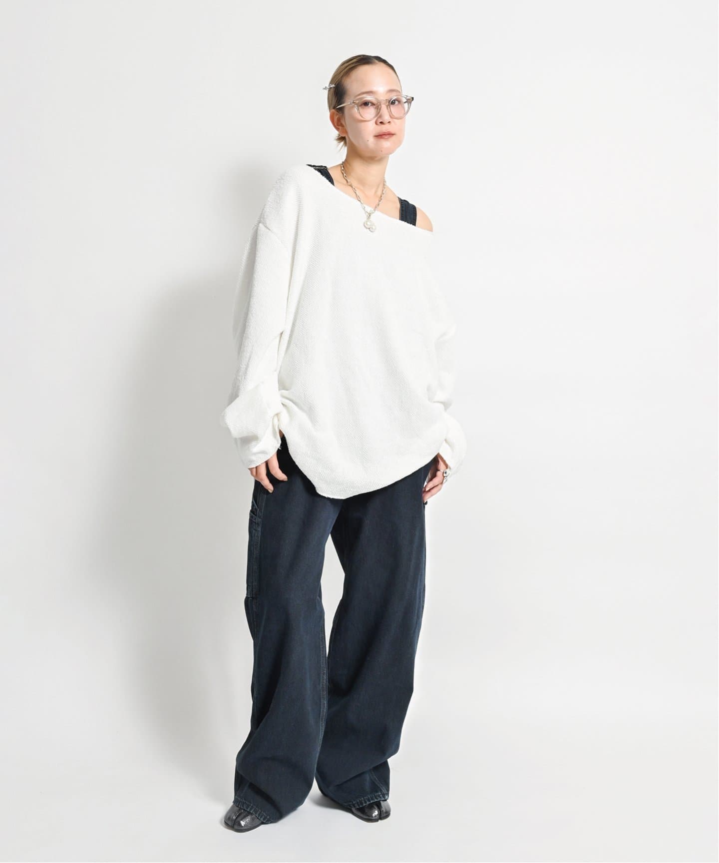 CITY SHOP PE WASH PULLOVER カットソーホワイト 追加》PE WASH PULLOVER 2：カットソー（Tシャツ／カットソー
