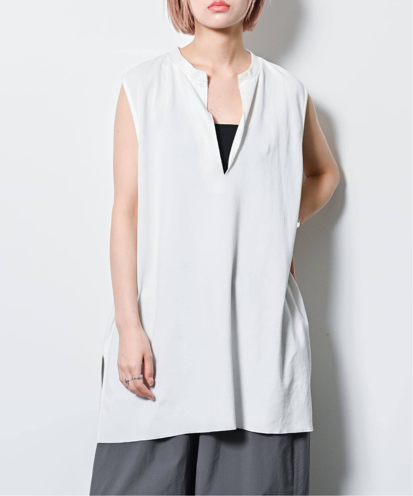 tシャツ 「追加2」KEY NECK N-SL Tシャツ レディース 追加予約2》KEY NECK N-SL Tシャツ（Tシャツ／カットソー